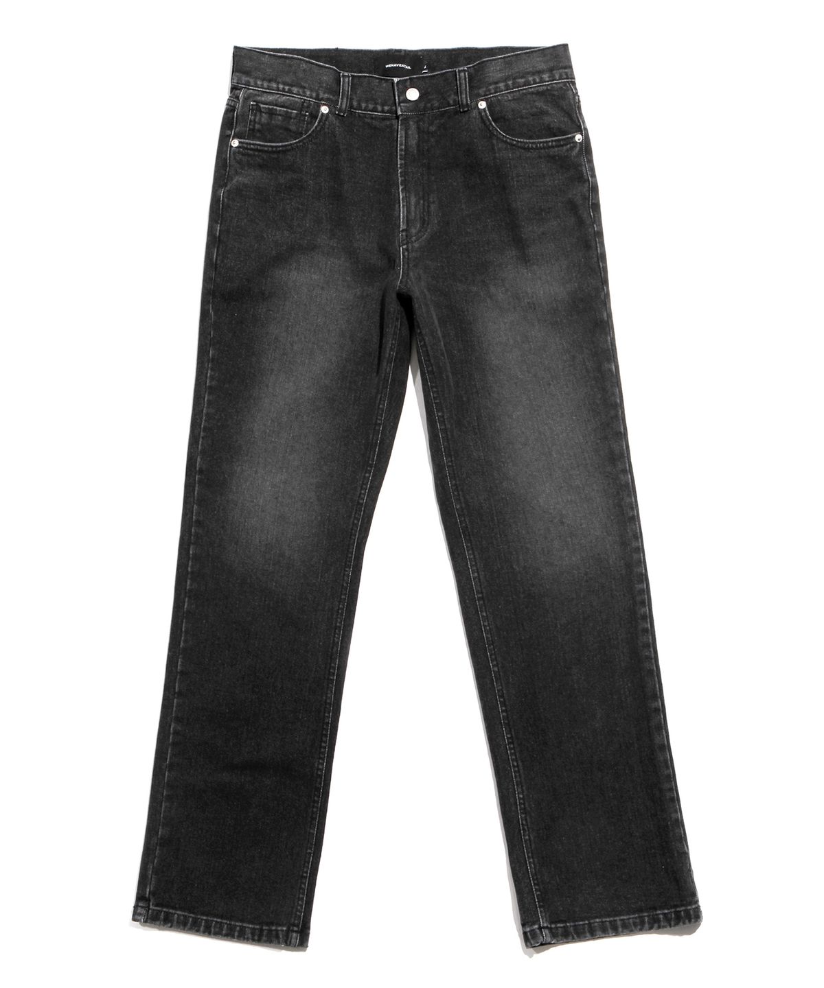 위해브어테일(WE HAVE A TAIL) WIDE JEAN (WASHED BLACK)