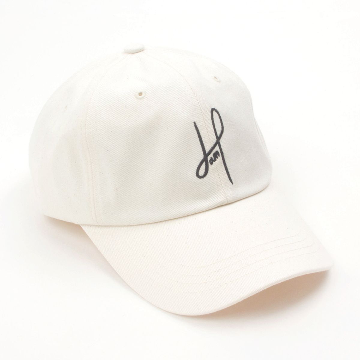 돈애스크마이플랜(DAMP) SIGNATURE LOGO CAP 2.0_NATURAL IVORY