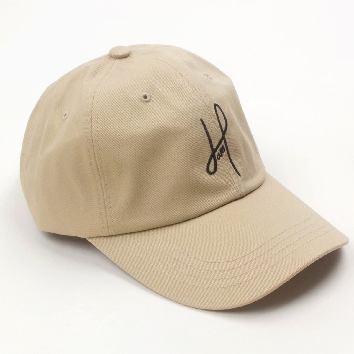 돈애스크마이플랜(DAMP) SIGNATURE LOGO CAP 2.0_BEIGE
