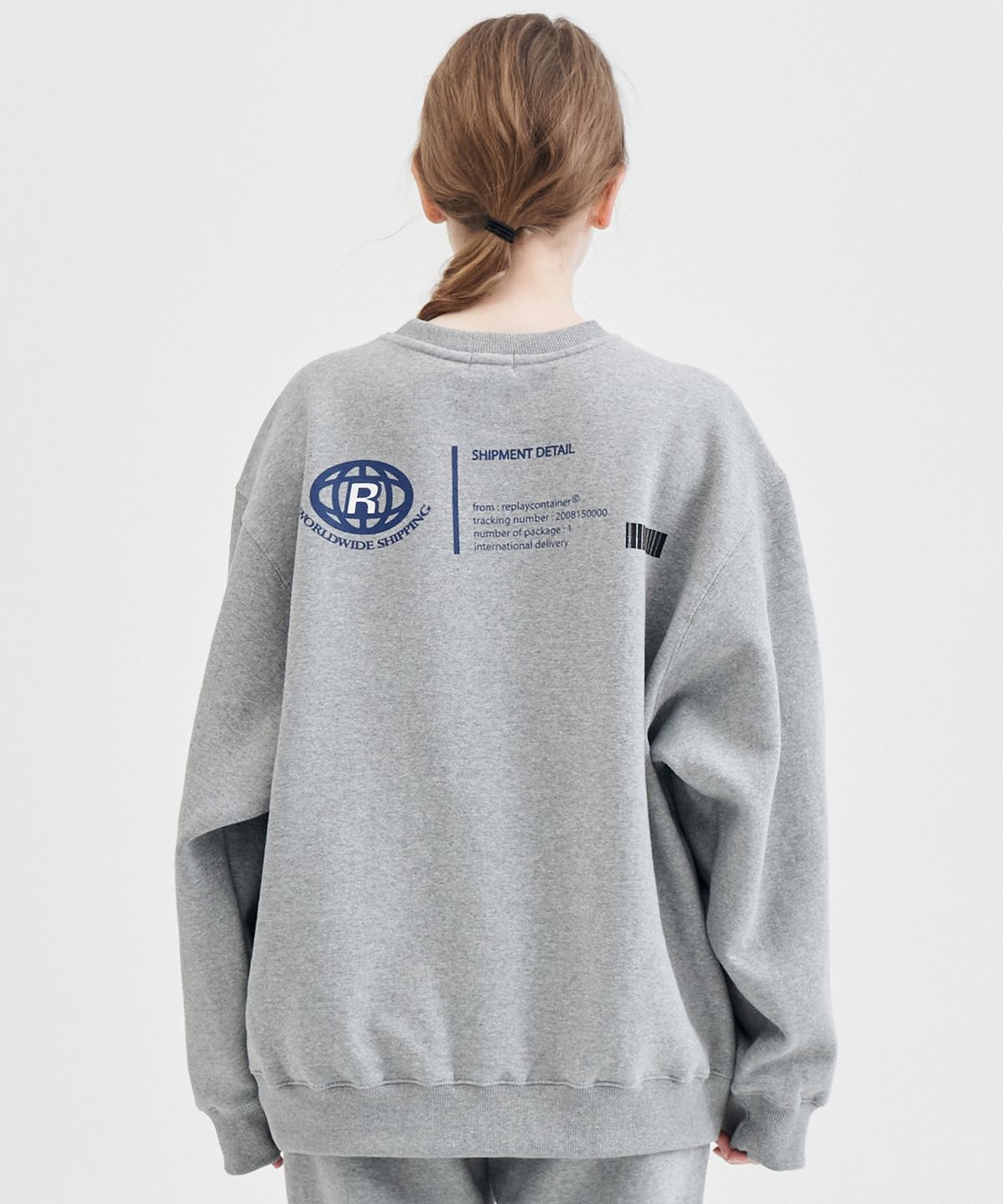 리플레이컨테이너(REPLAY CONTAINER) RC Worldwide mtm (gray)