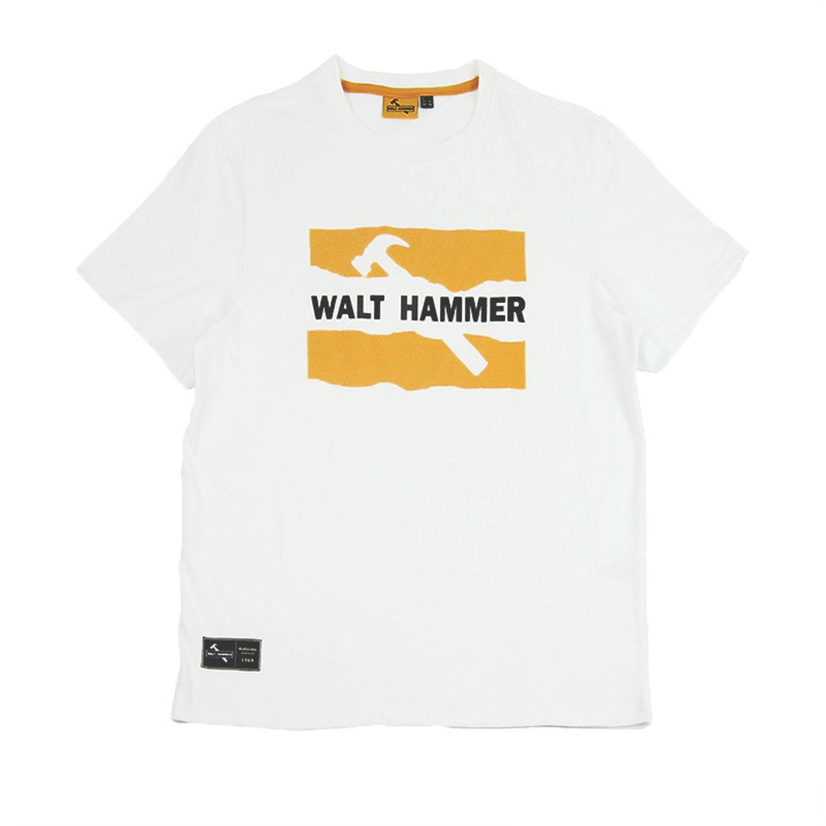 월트해머(WALT HAMMER) 해머스퀘어 티셔츠1202TS101 화이트