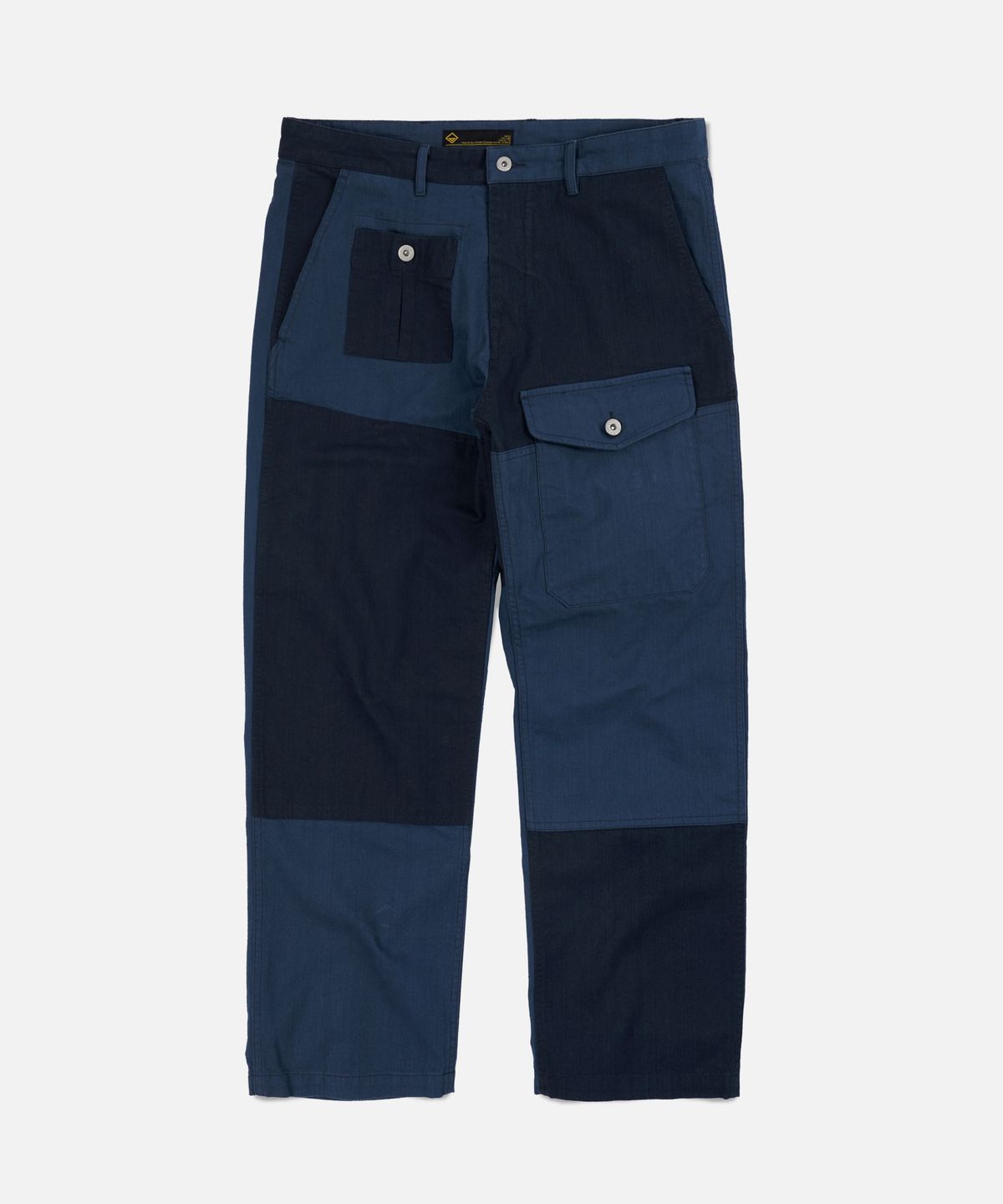 프리즘웍스(FRIZMWORKS) HBT PATCHWORK PANTS _ NAVY