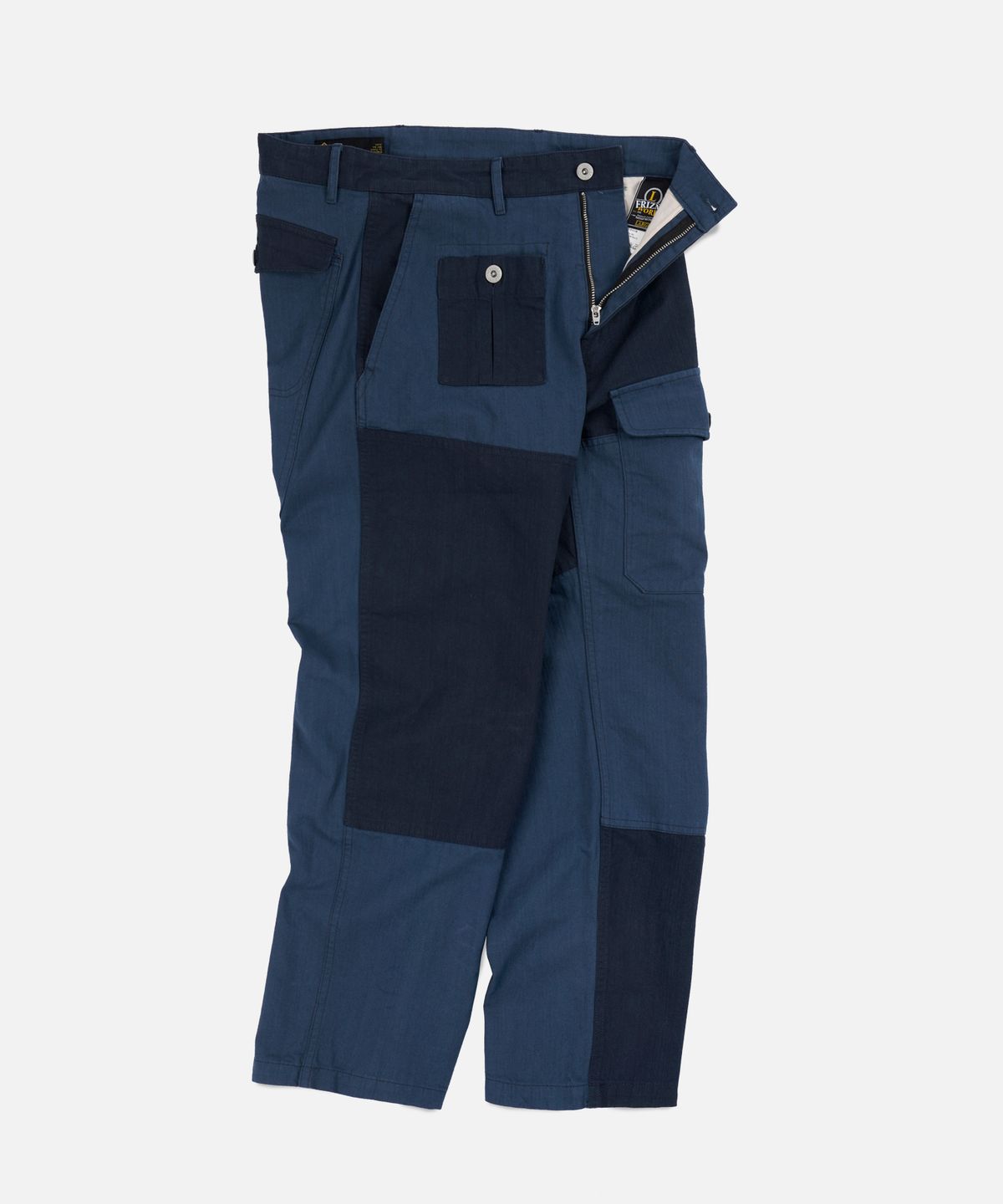 프리즘웍스(FRIZMWORKS) HBT PATCHWORK PANTS _ NAVY