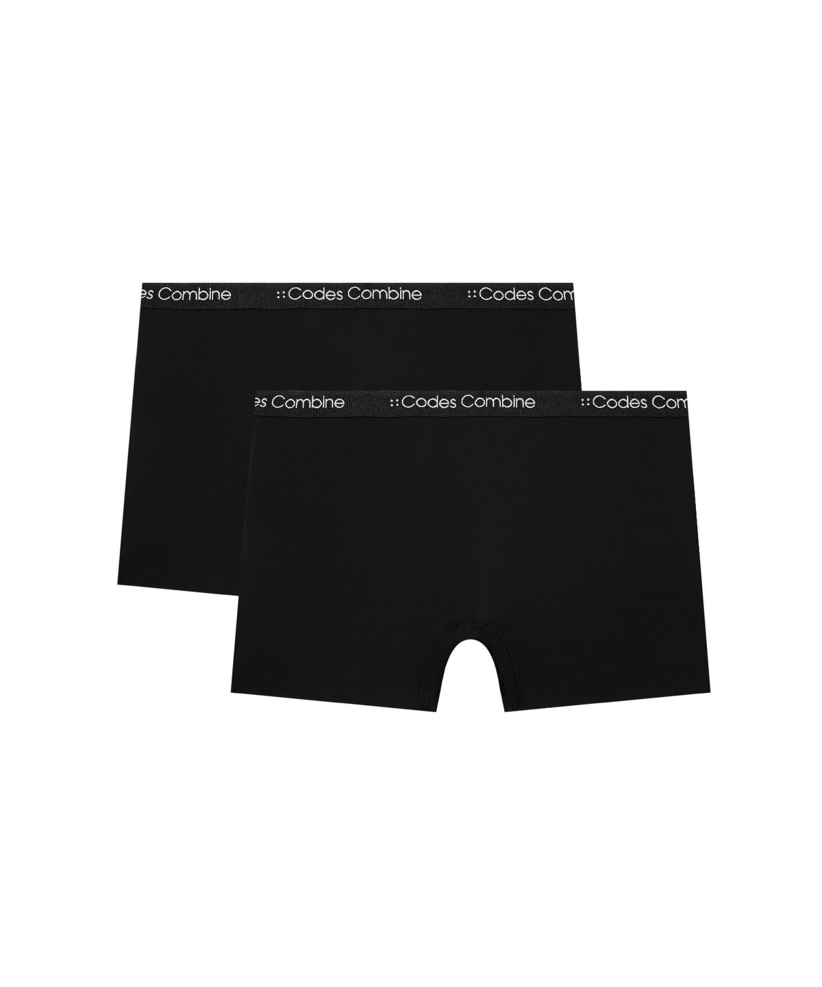 코데즈컴바인 이너웨어(CODES COMBINE INNERWEAR) 여성 사각 팬티 2PACK (BK/SK)