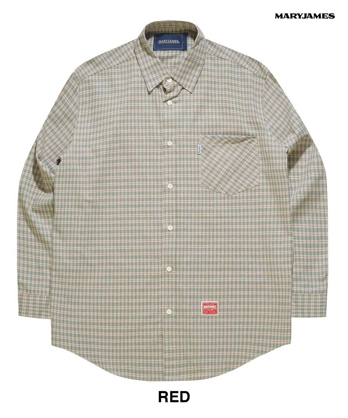메리제임스(MARYJAMES) PALIF CHECK SHIRTS (4 COLOR)