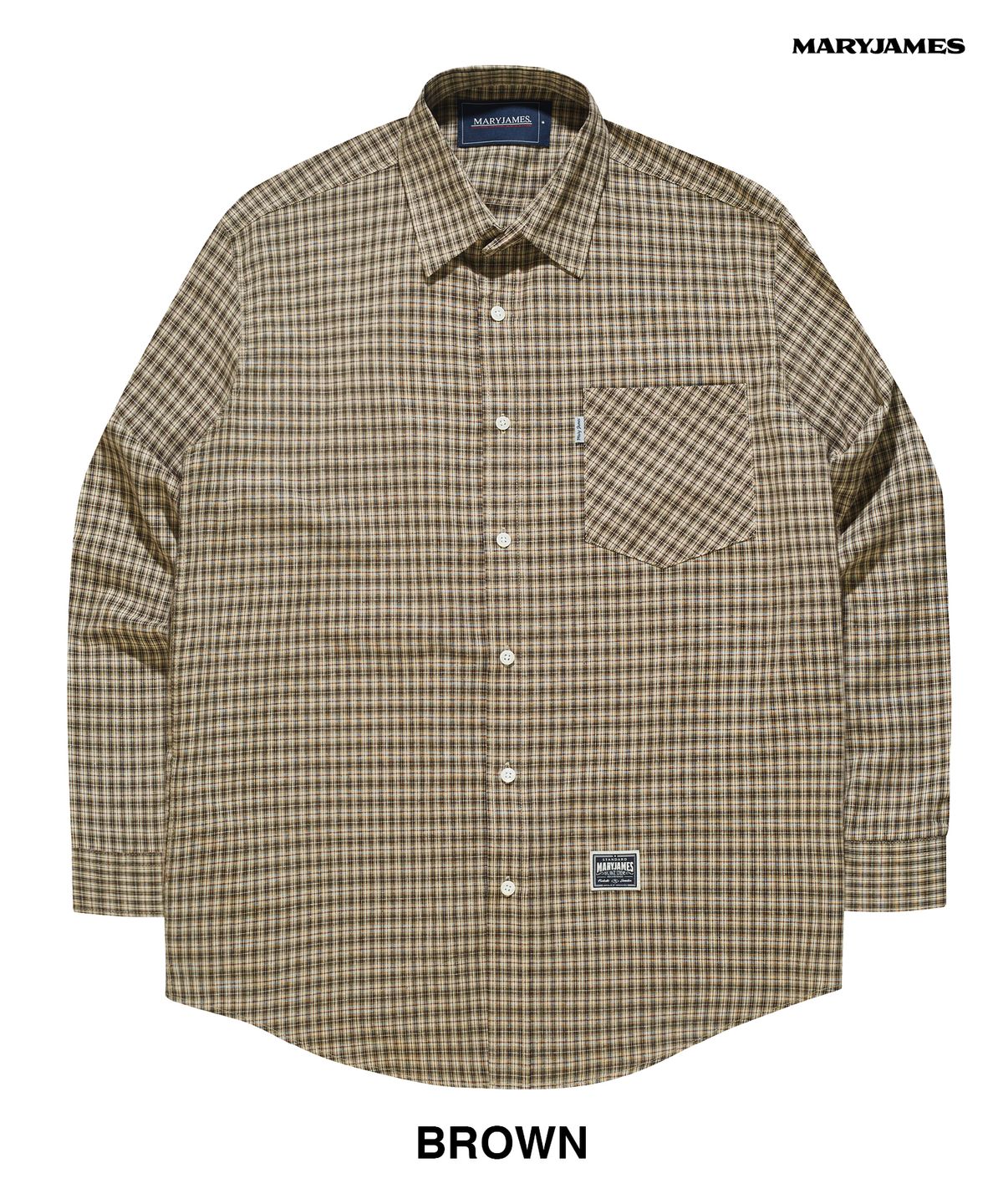 메리제임스(MARYJAMES) PALIF CHECK SHIRTS (4 COLOR)
