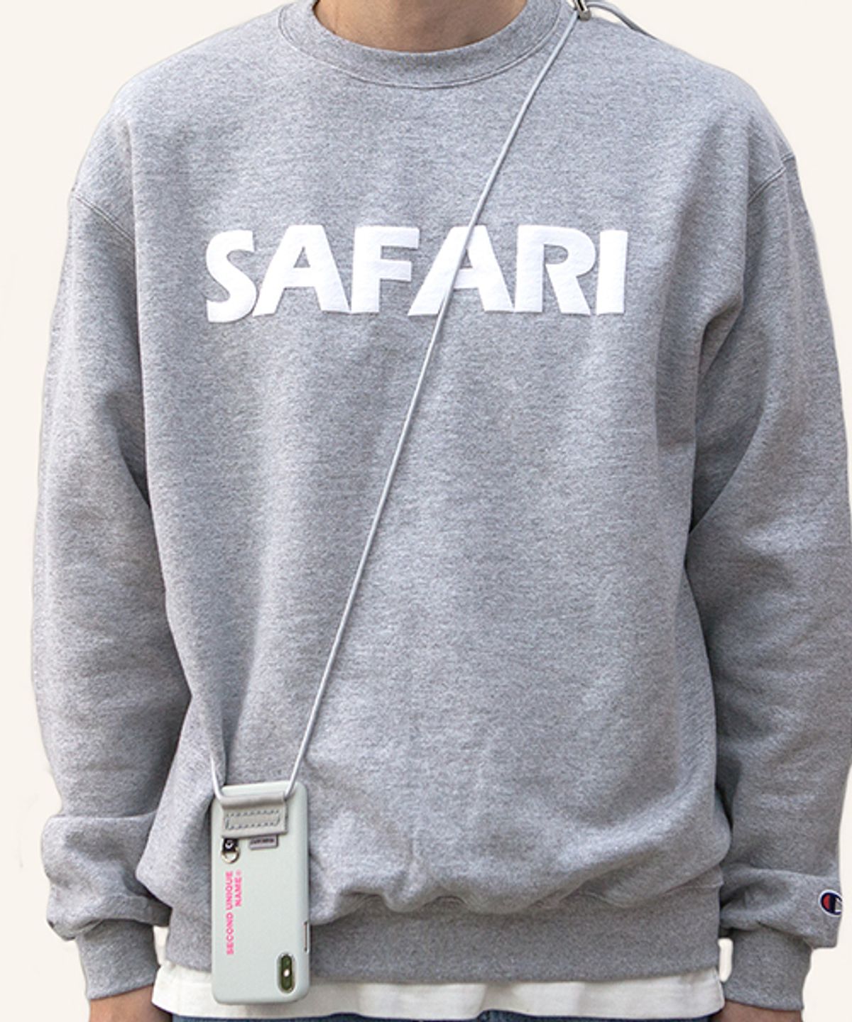 세컨드유니크네임(SECOND UNIQUE NAME) SUN CASE CROSS 2 GRAY