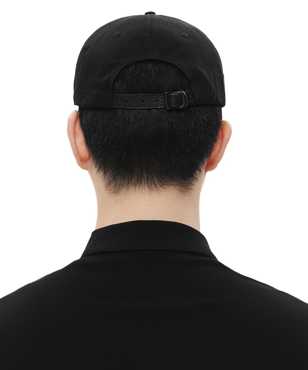 폴로 랄프 로렌(POLO RALPH LAUREN) 빅 포니 치노 베이스볼 캡 - 블랙
