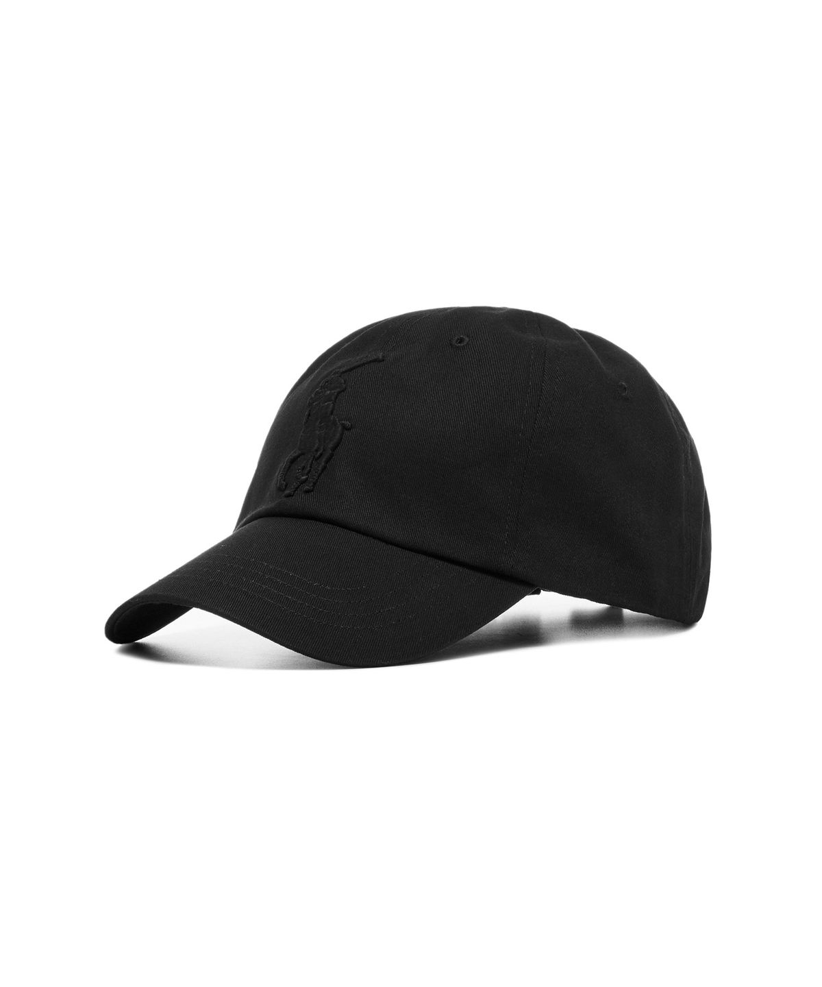 폴로 랄프 로렌(POLO RALPH LAUREN) 빅 포니 치노 베이스볼 캡 - 블랙