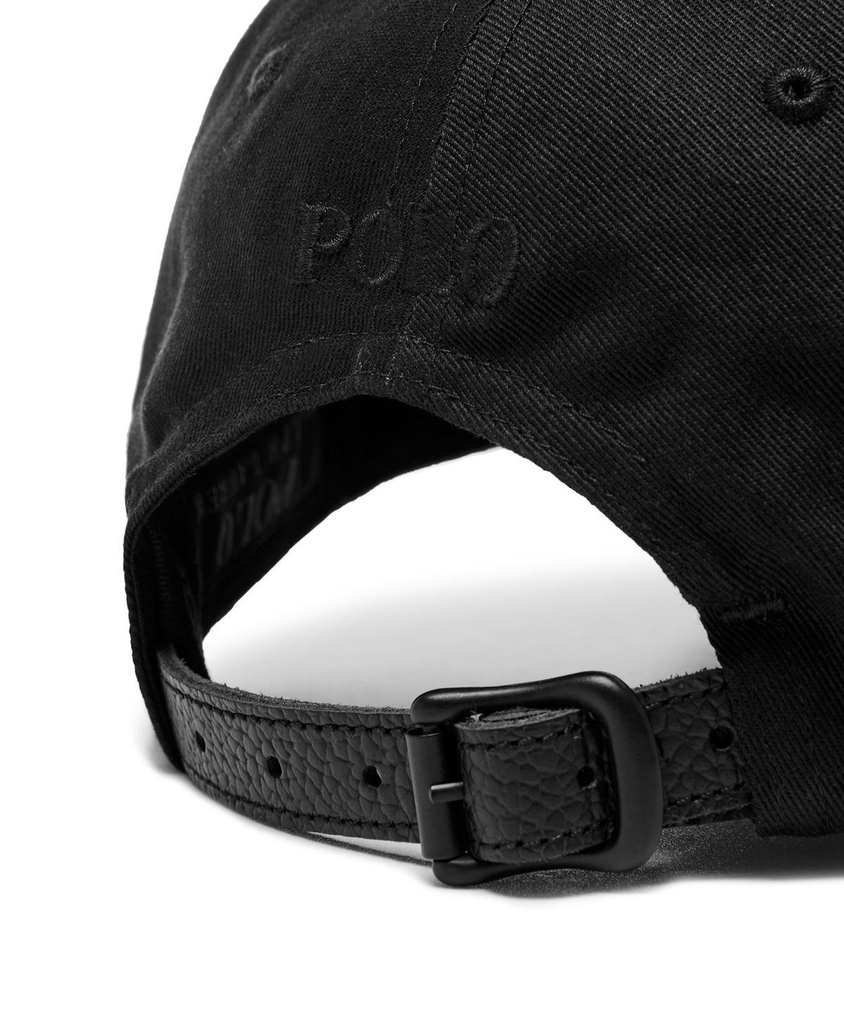 폴로 랄프 로렌(POLO RALPH LAUREN) 빅 포니 치노 베이스볼 캡 - 블랙