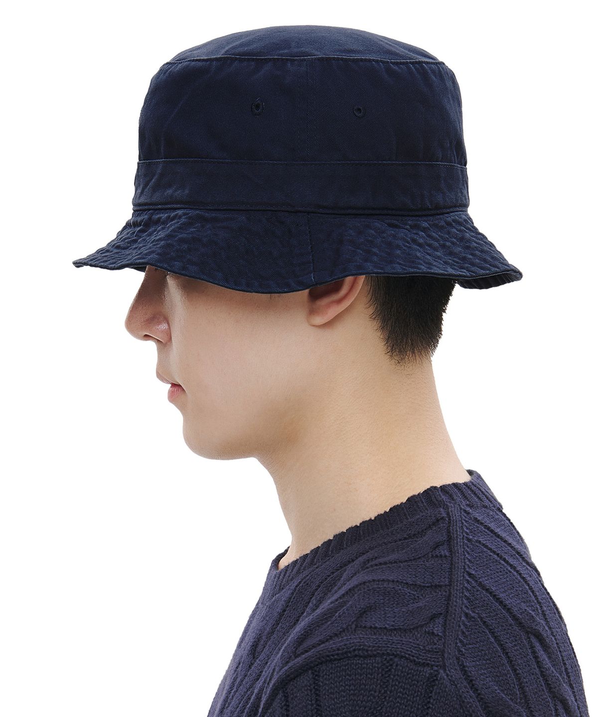 폴로 랄프 로렌(POLO RALPH LAUREN) 코튼 치노 버킷 햇  - 네이비