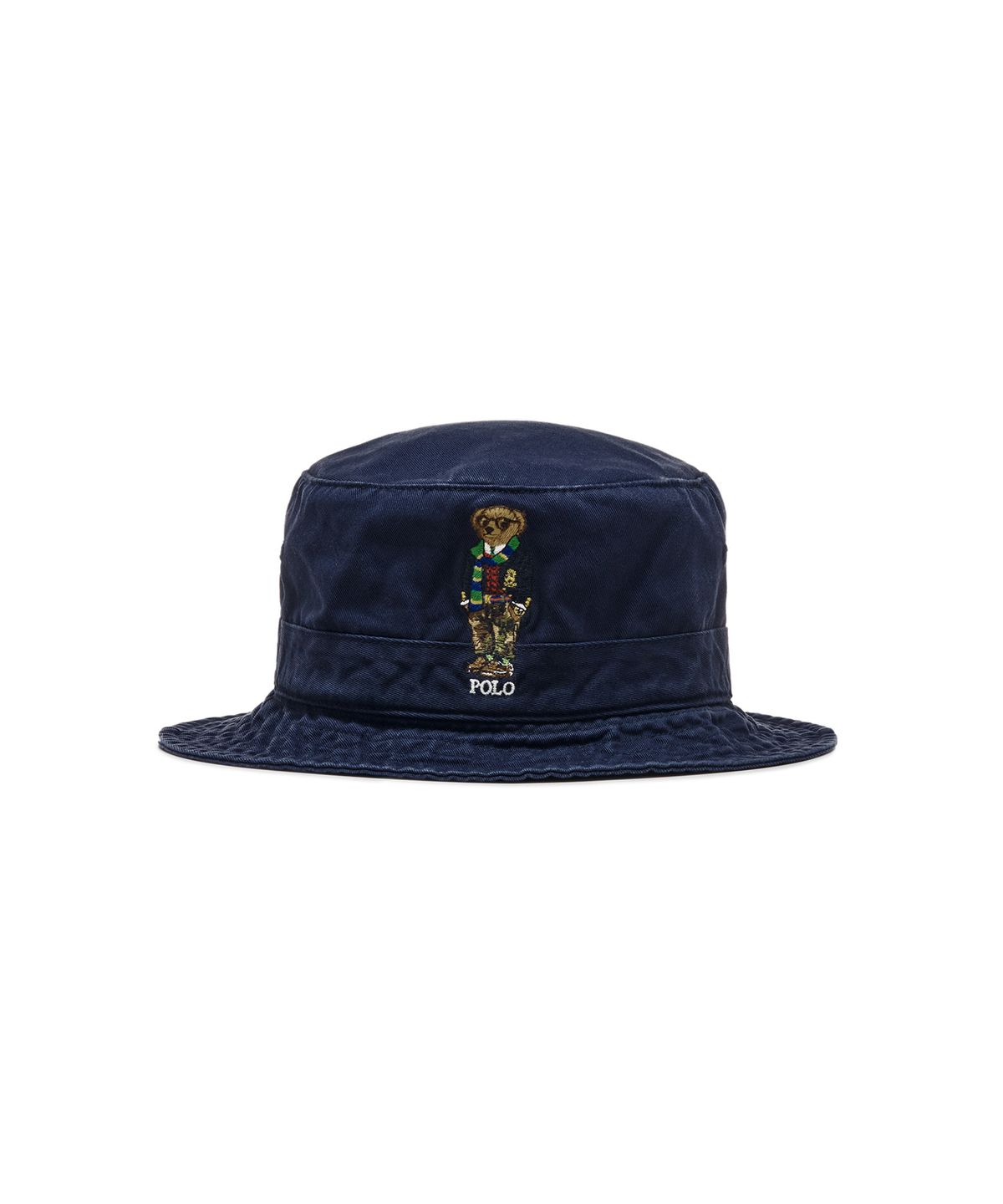 폴로 랄프 로렌(POLO RALPH LAUREN) 코튼 치노 버킷 햇  - 네이비