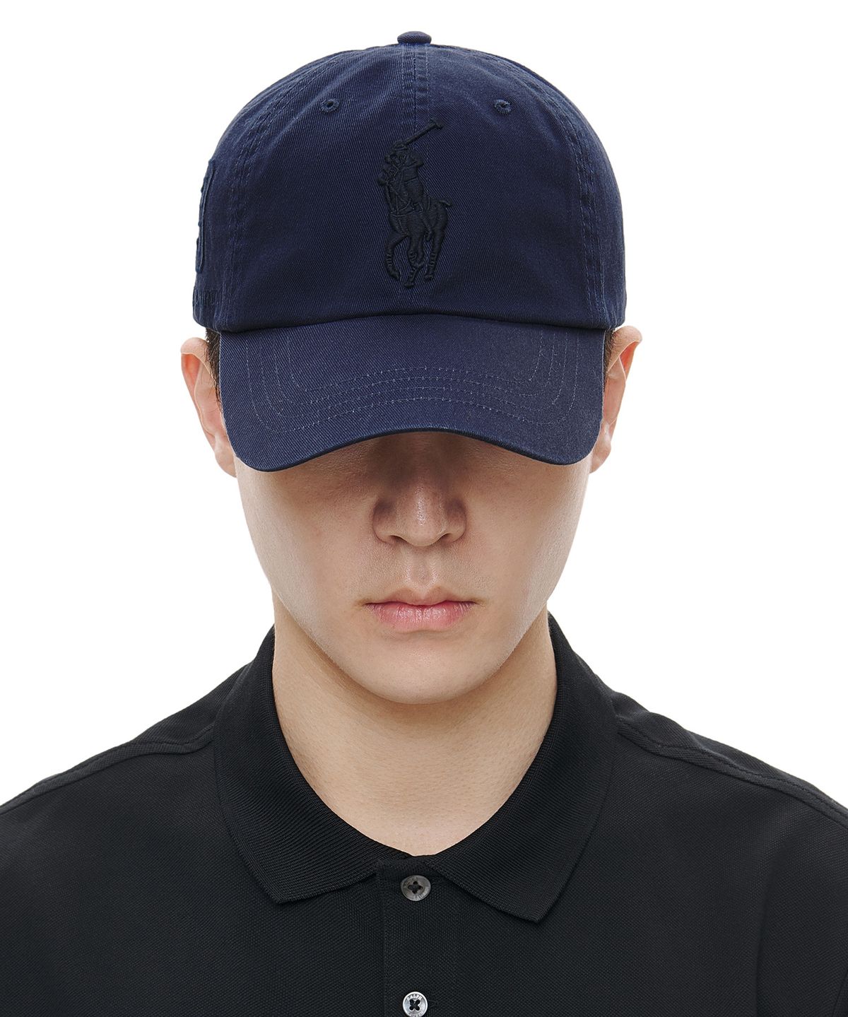 폴로 랄프 로렌(POLO RALPH LAUREN) 빅 포니 치노 베이스볼 캡 - 네이비