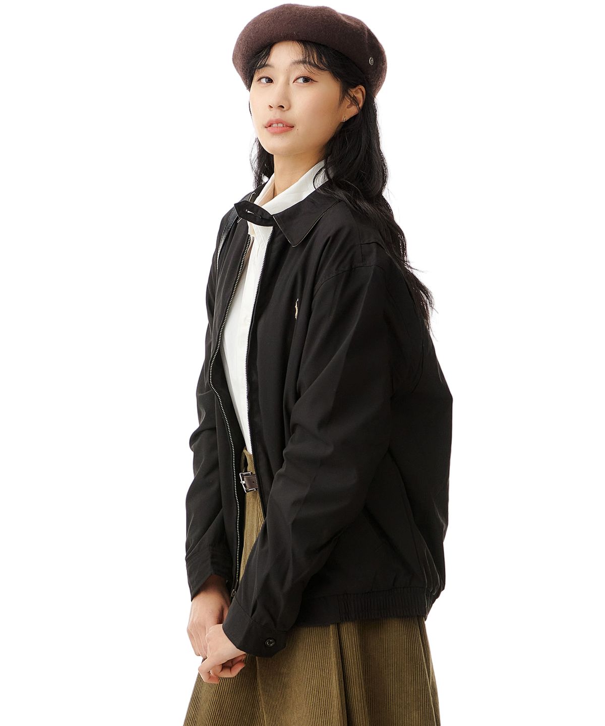 폴로 랄프 로렌(POLO RALPH LAUREN) 바이스윙 윈드브레이커 - 블랙