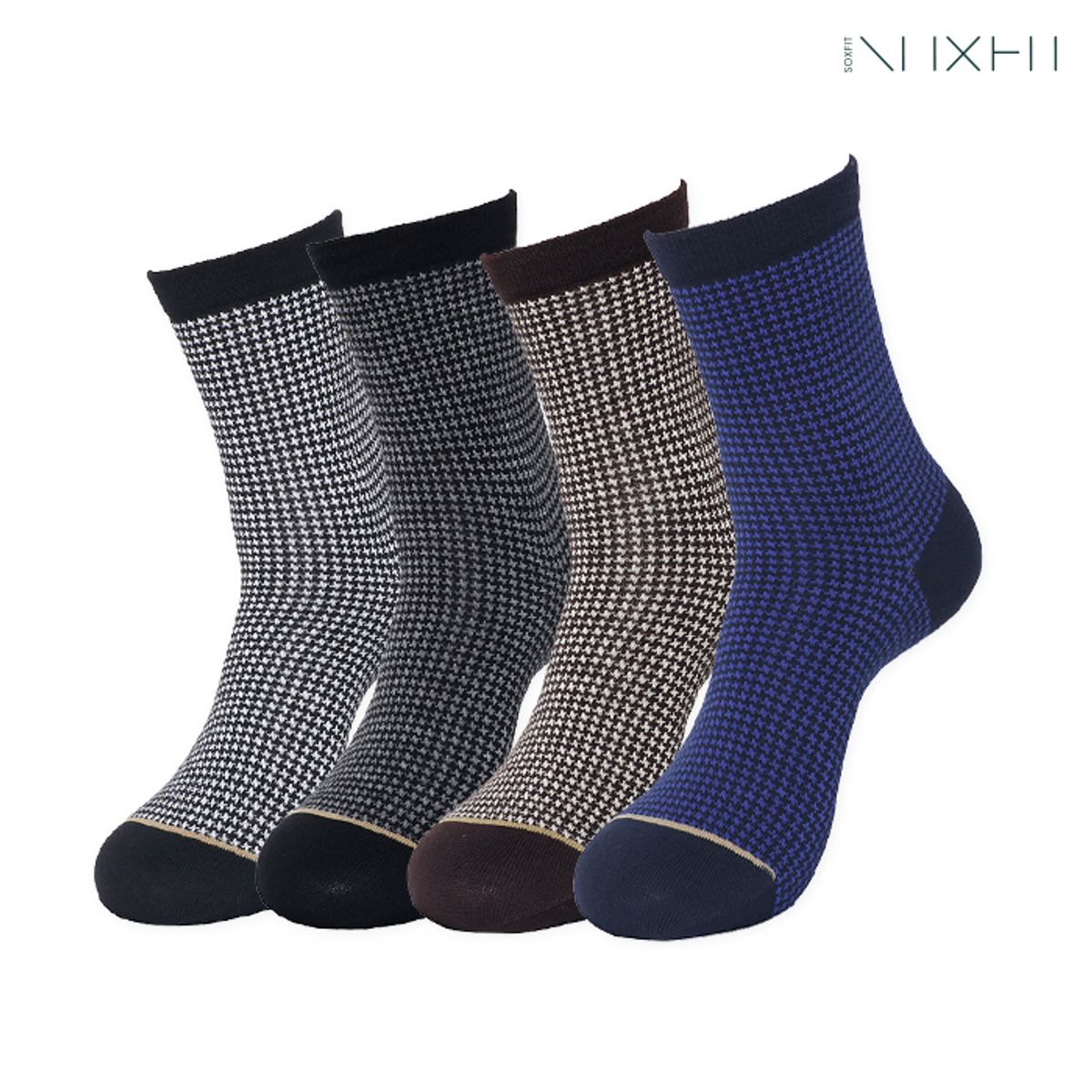 삭스핏(SOXFIT) 핀휠 패턴 삭스 4켤레 세트