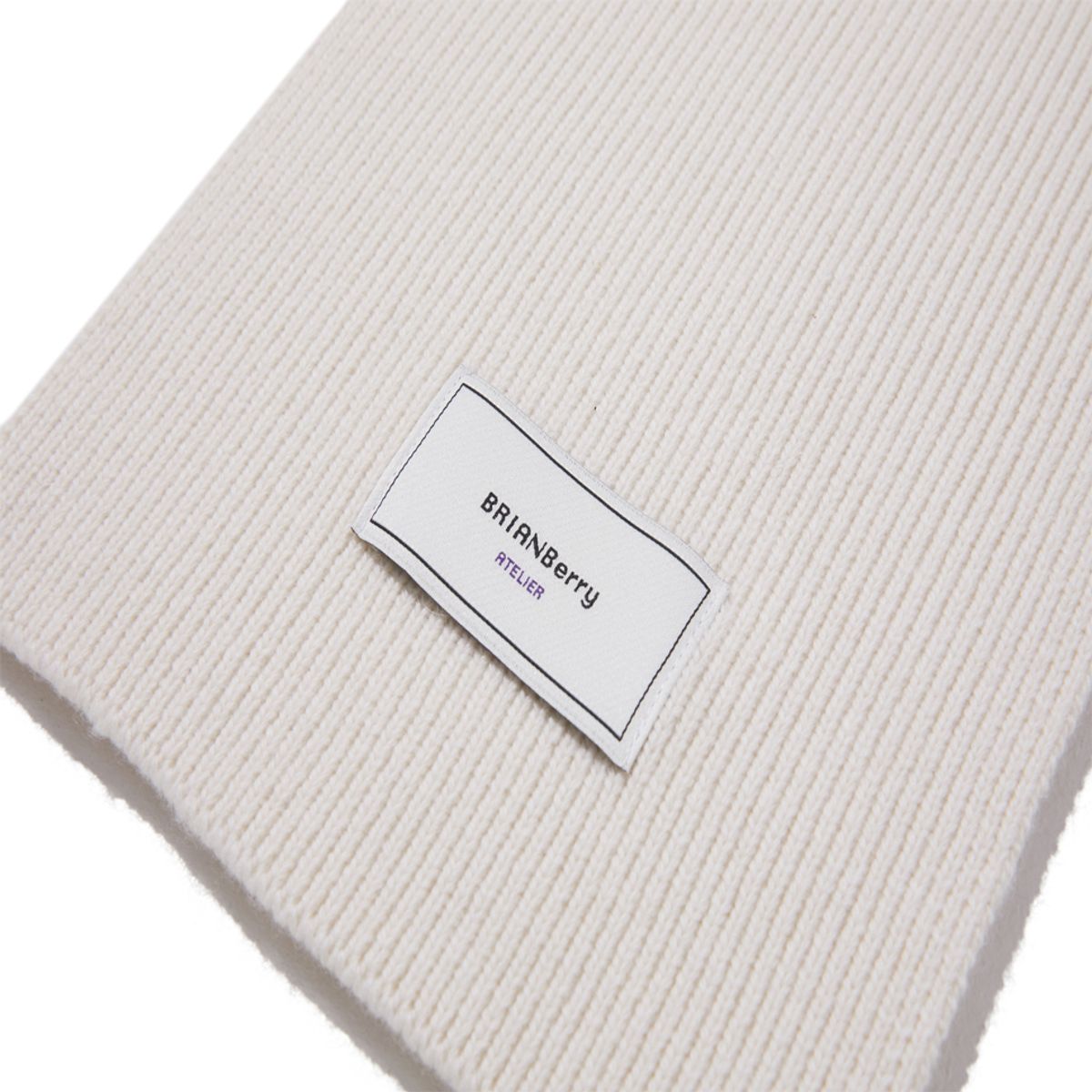 브라이언베리(BRIAN BERRY) WIDE MUFFLER_IVORY