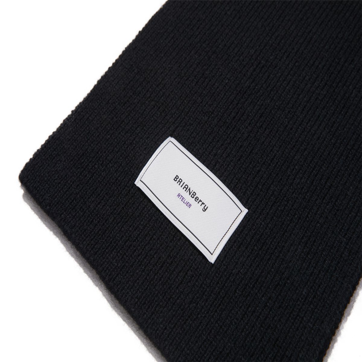 브라이언베리(BRIAN BERRY) WIDE MUFFLER_BLACK