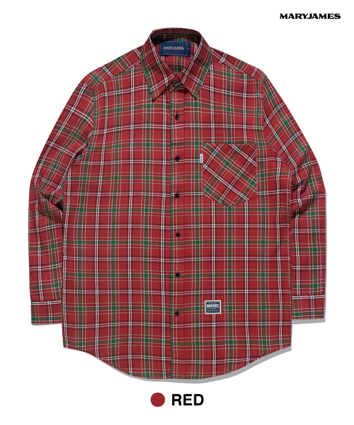 메리제임스(MARYJAMES) [남녀공용] HILBERK CHECK SHIRTS (2 COLOR)