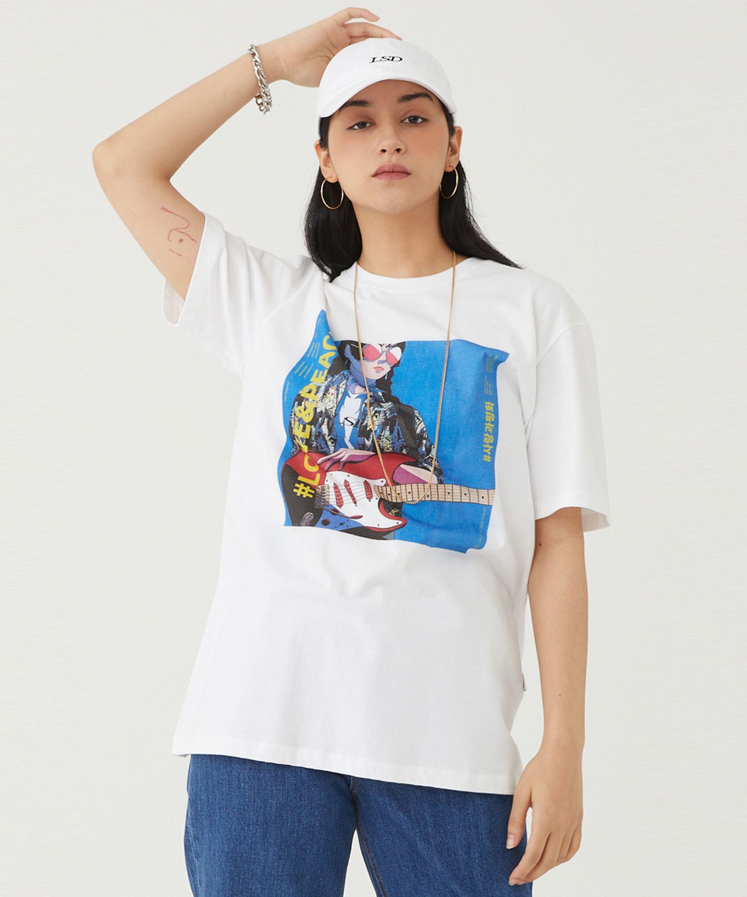 関税込★UL:KIN★ULKIN X TREE 13 Artist T-Shirt_Fairlady 2★ ULKIN X TREE 13 Artist T-Shirt_Night_Black - ULKIN