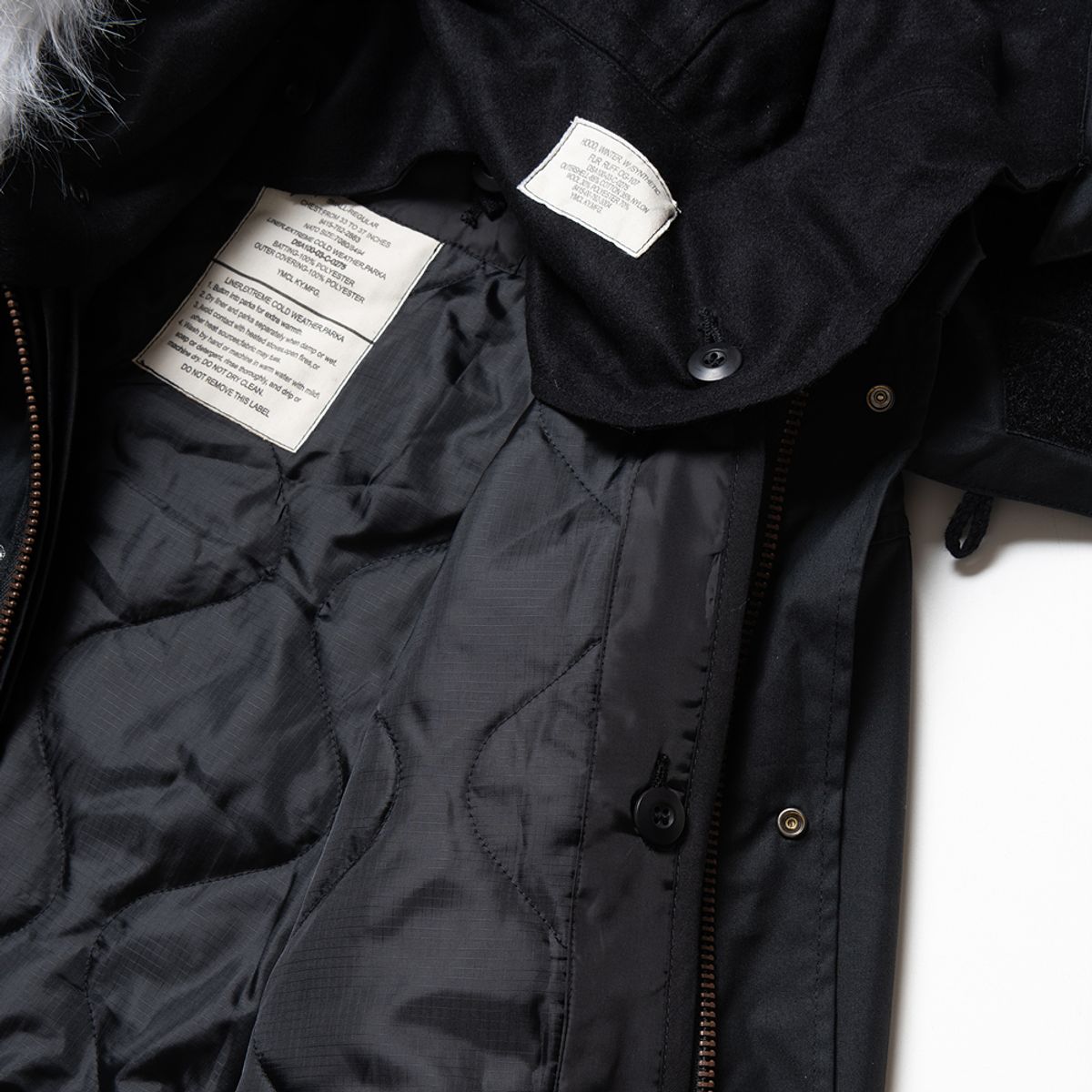 와이엠씨엘케이와이(YMCL KY) US M-65 Field Parka - Black