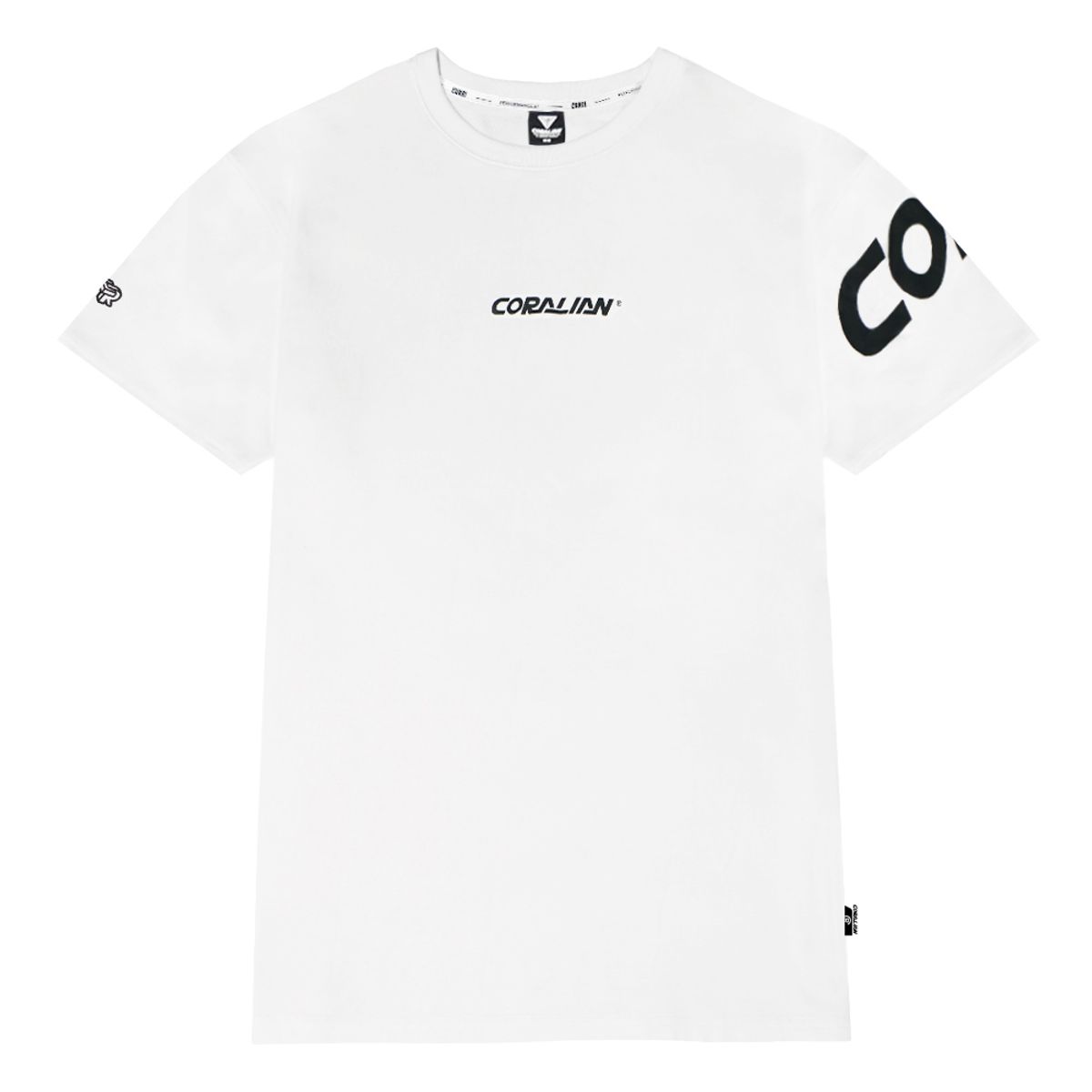 코랄리안(CORALIAN) 런오프 브라운베어 반팔티 화이트