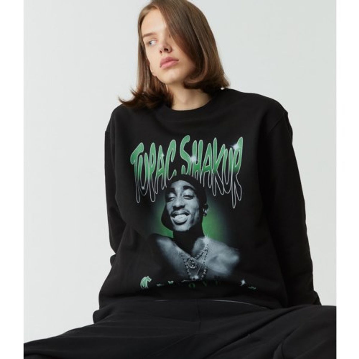 브라바도(BRAVADO) TUPAC AIR BRUSH LOGO SS (BRENT2045)