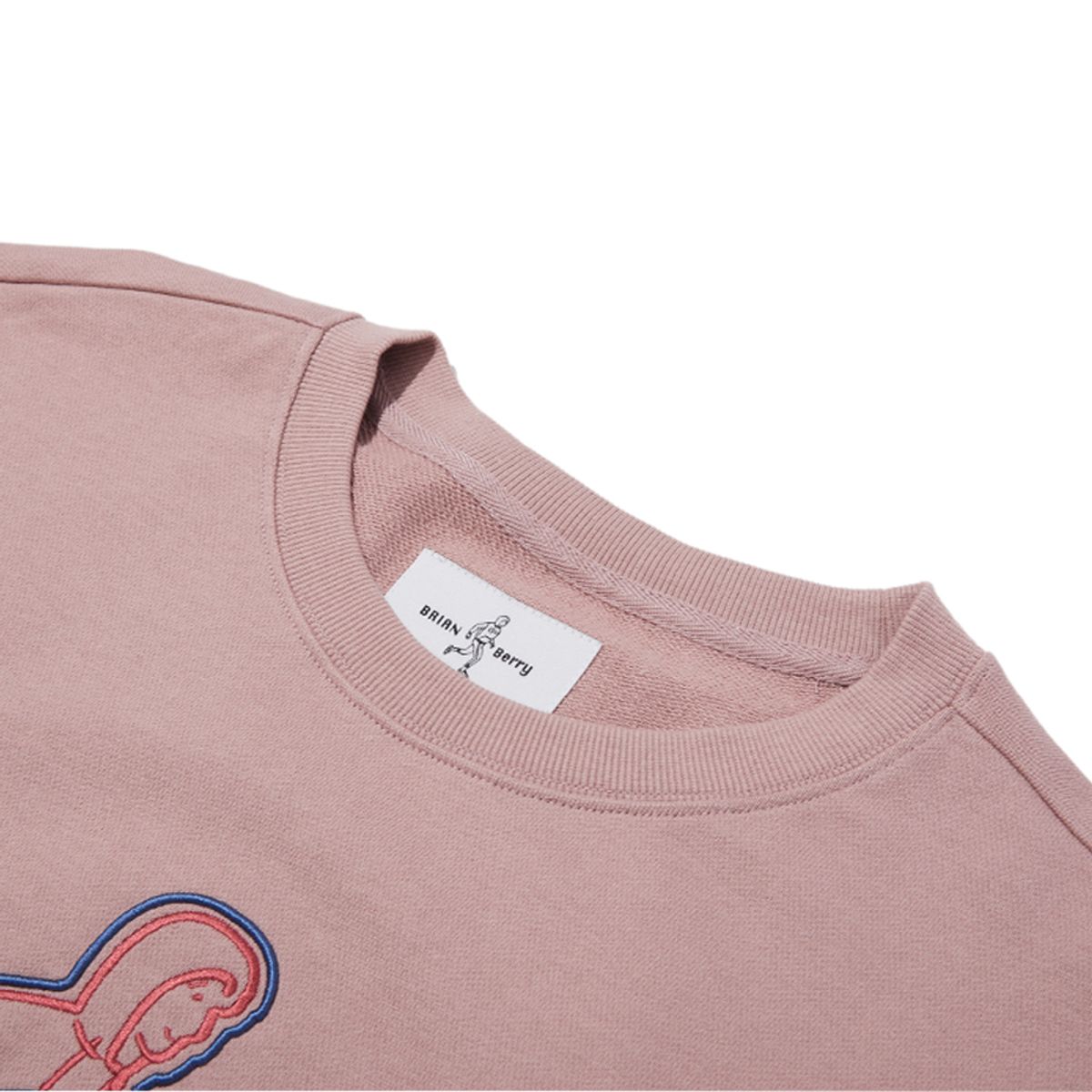 브라이언베리(BRIAN BERRY) LINE RUNNER SWEAT SHIRT_LIGHT PINK
