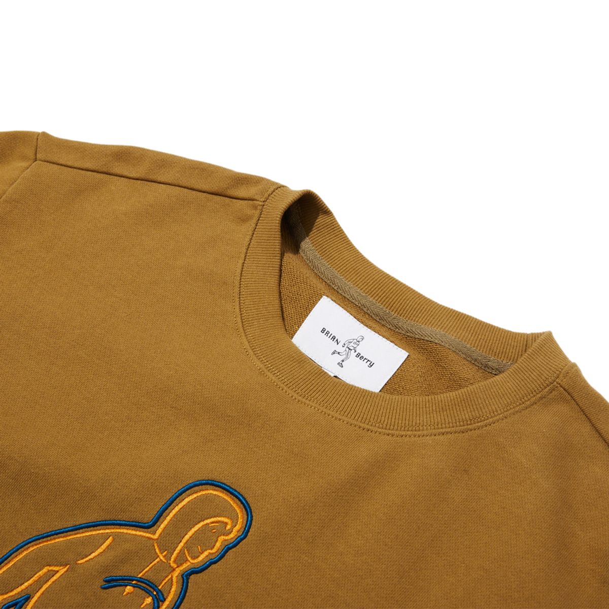 브라이언베리(BRIAN BERRY) LINE RUNNER SWEAT SHIRT_OLIVE