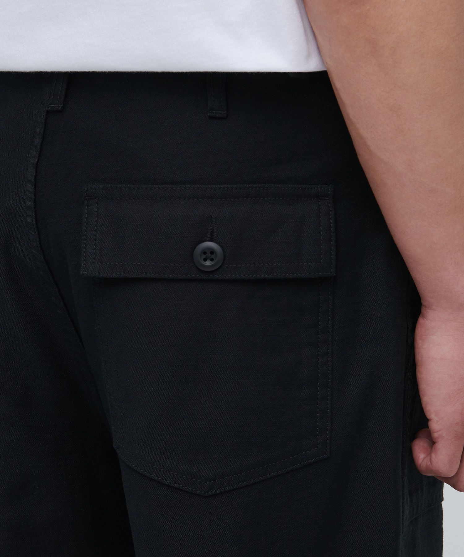 MUSINSA | MUSINSA STANDARD REPLICA FATIGUE PANTS [BLACK]