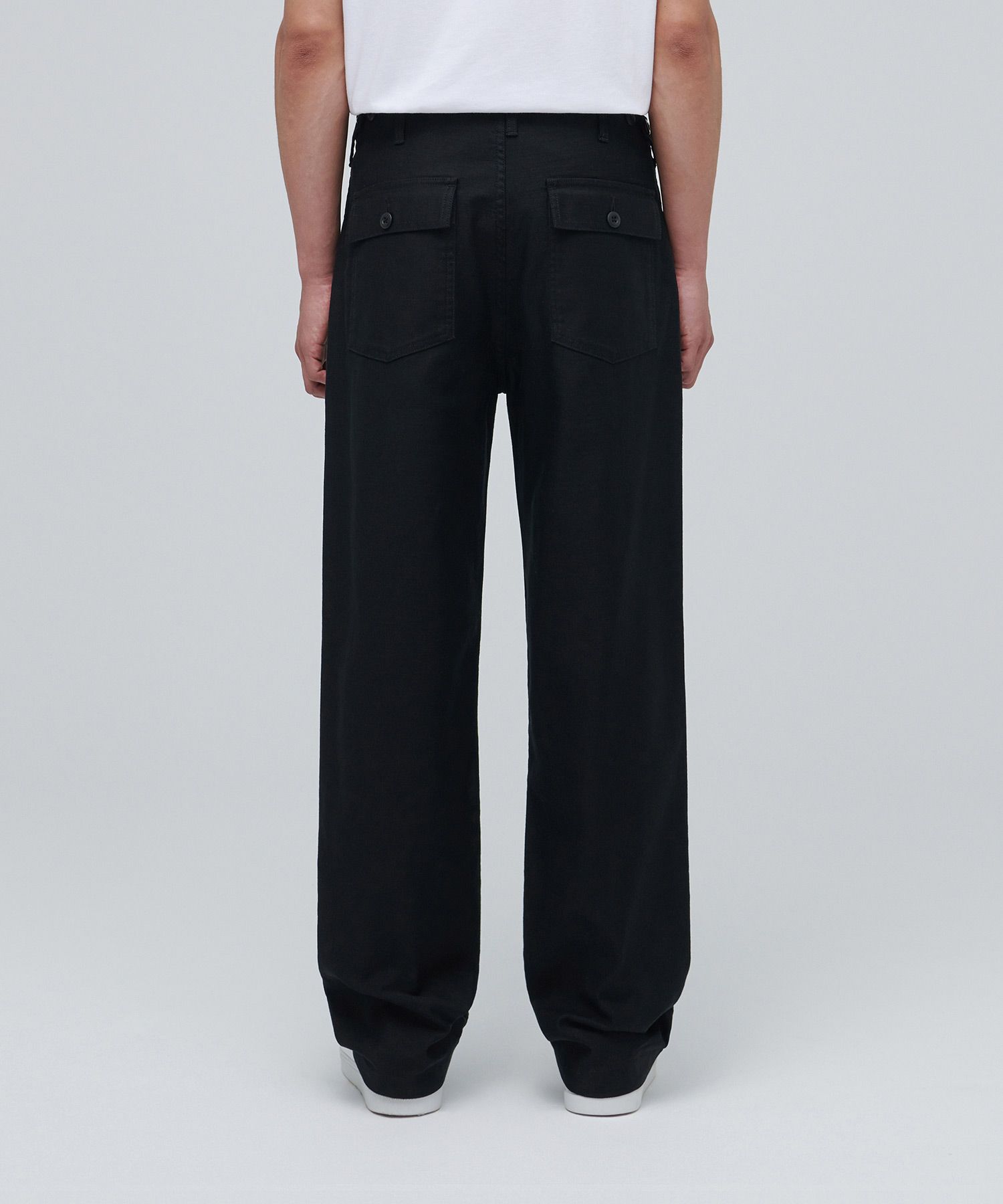 MUSINSA | MUSINSA STANDARD REPLICA FATIGUE PANTS [BLACK]