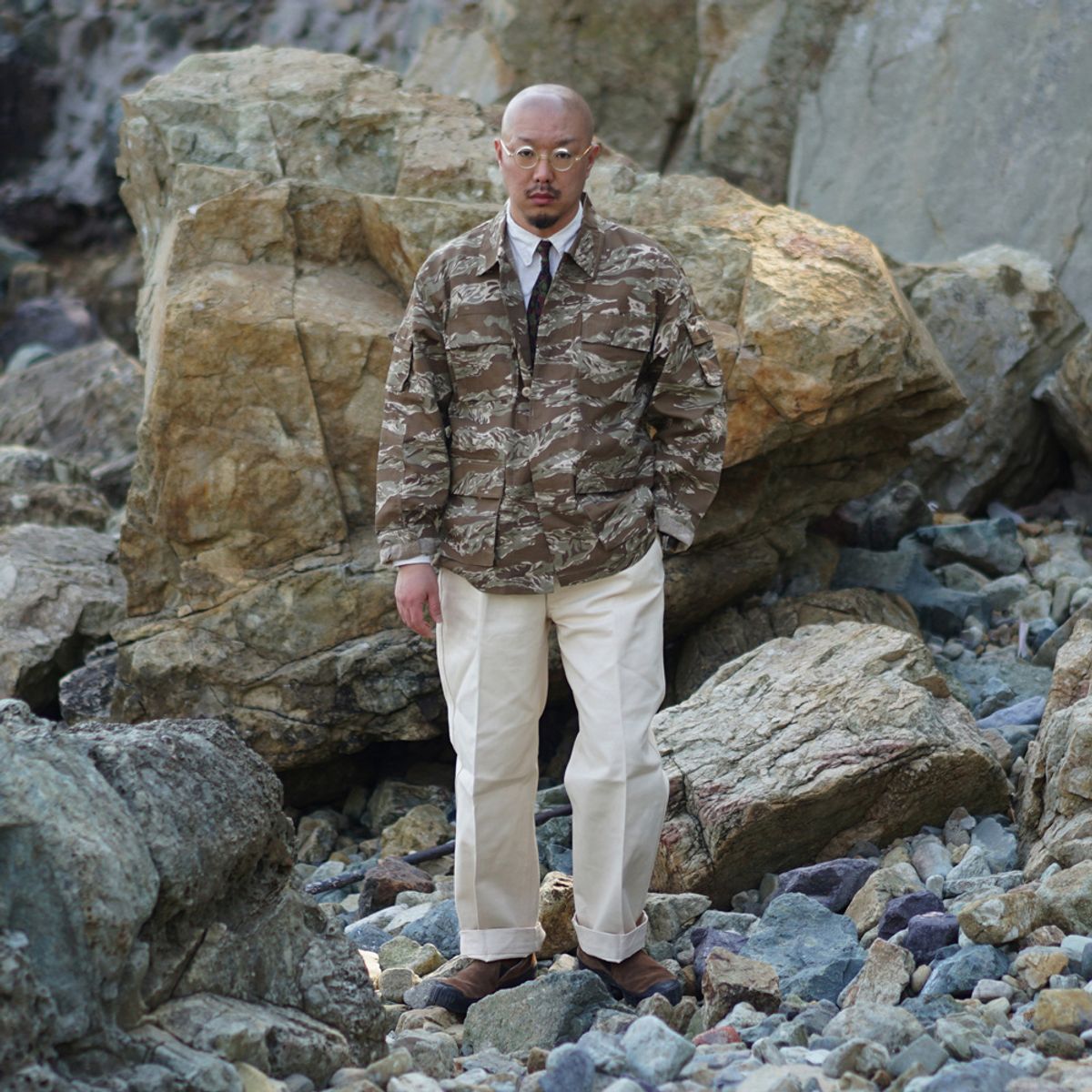 와이엠씨엘케이와이(YMCL KY) French M-52 Chino Pants - Natural