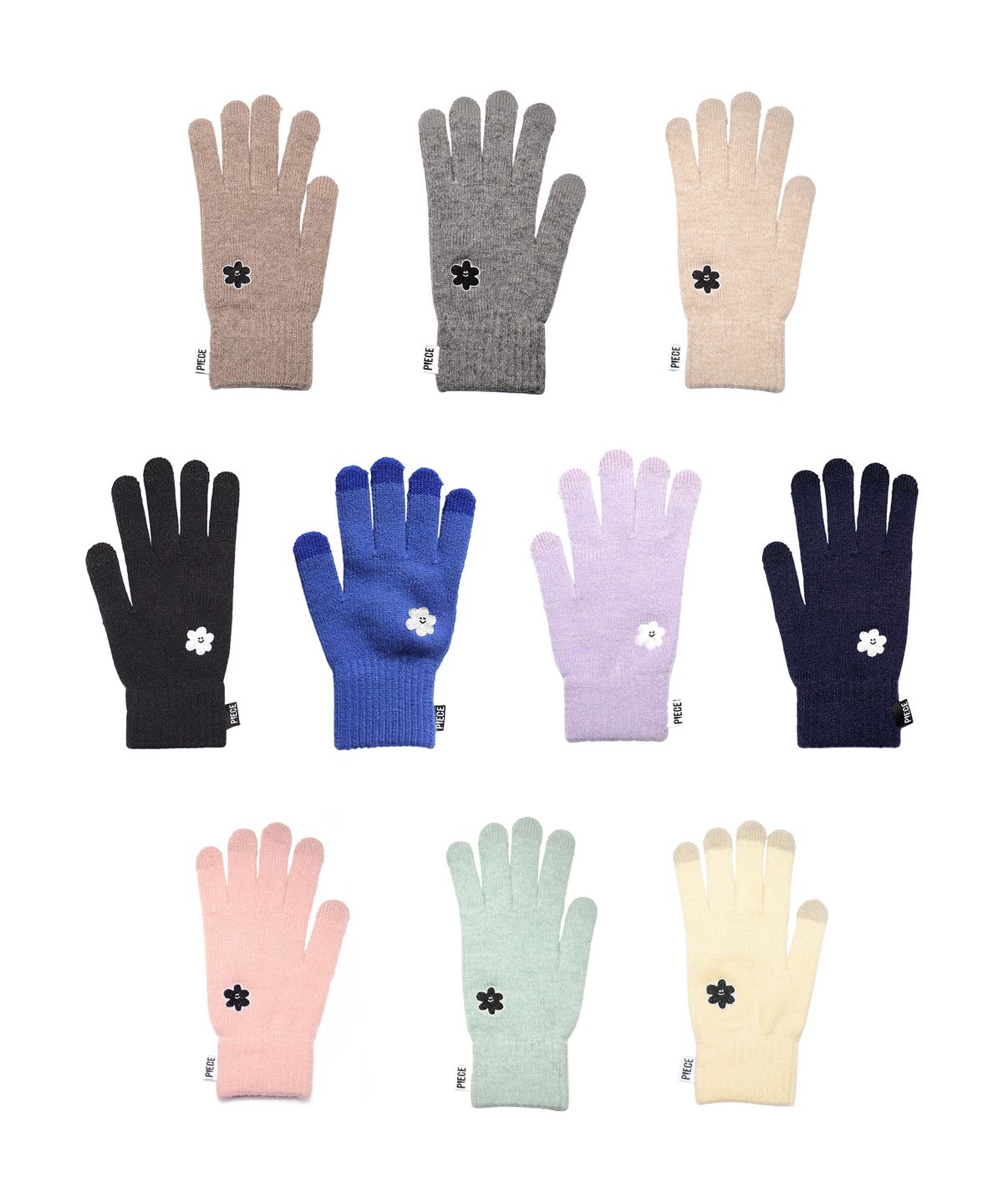 피스메이커(PIECE MAKER) [EZwithPIECE] DAISY SMART GLOVES (BLACK)