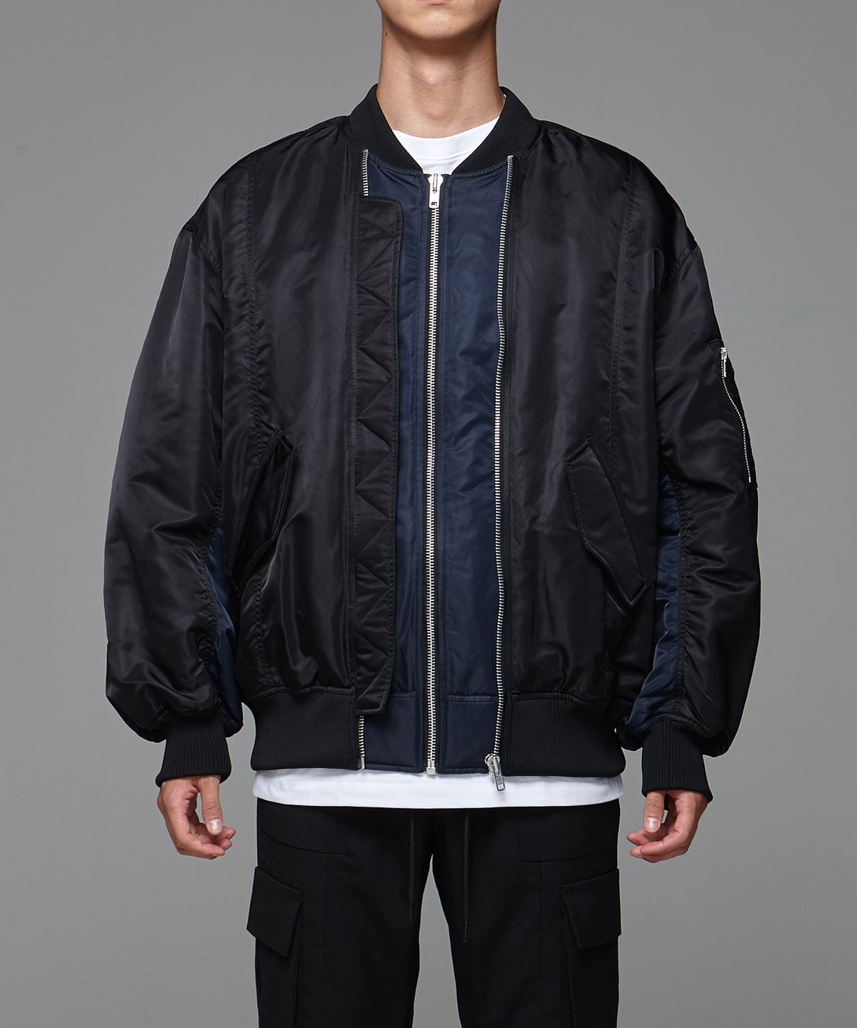 인터섹션(INTERSECTION) COLOR BLOCK MA-1 JUMPER
