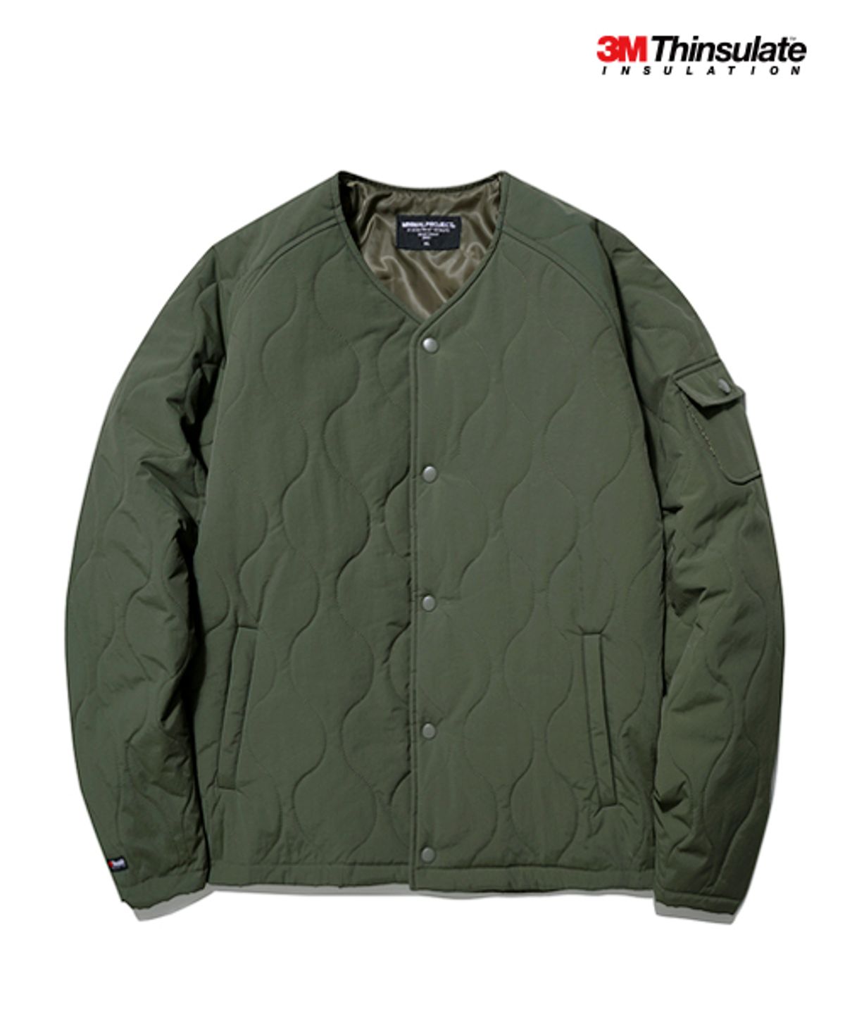 미니멀프로젝트(MINIMALPROJECT) 3M 신슐레이트 퀼팅 경량패딩 MJK106 [KHAKI]