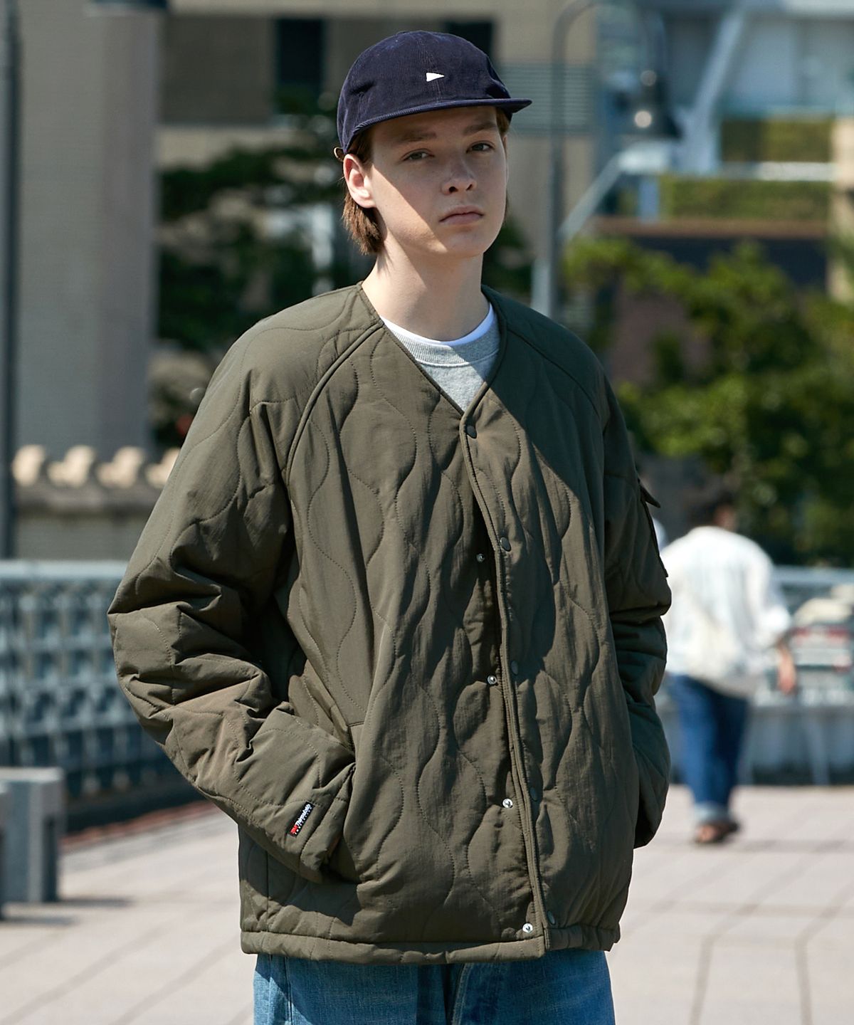 미니멀프로젝트(MINIMALPROJECT) 3M 신슐레이트 퀼팅 경량패딩 MJK106 [KHAKI]