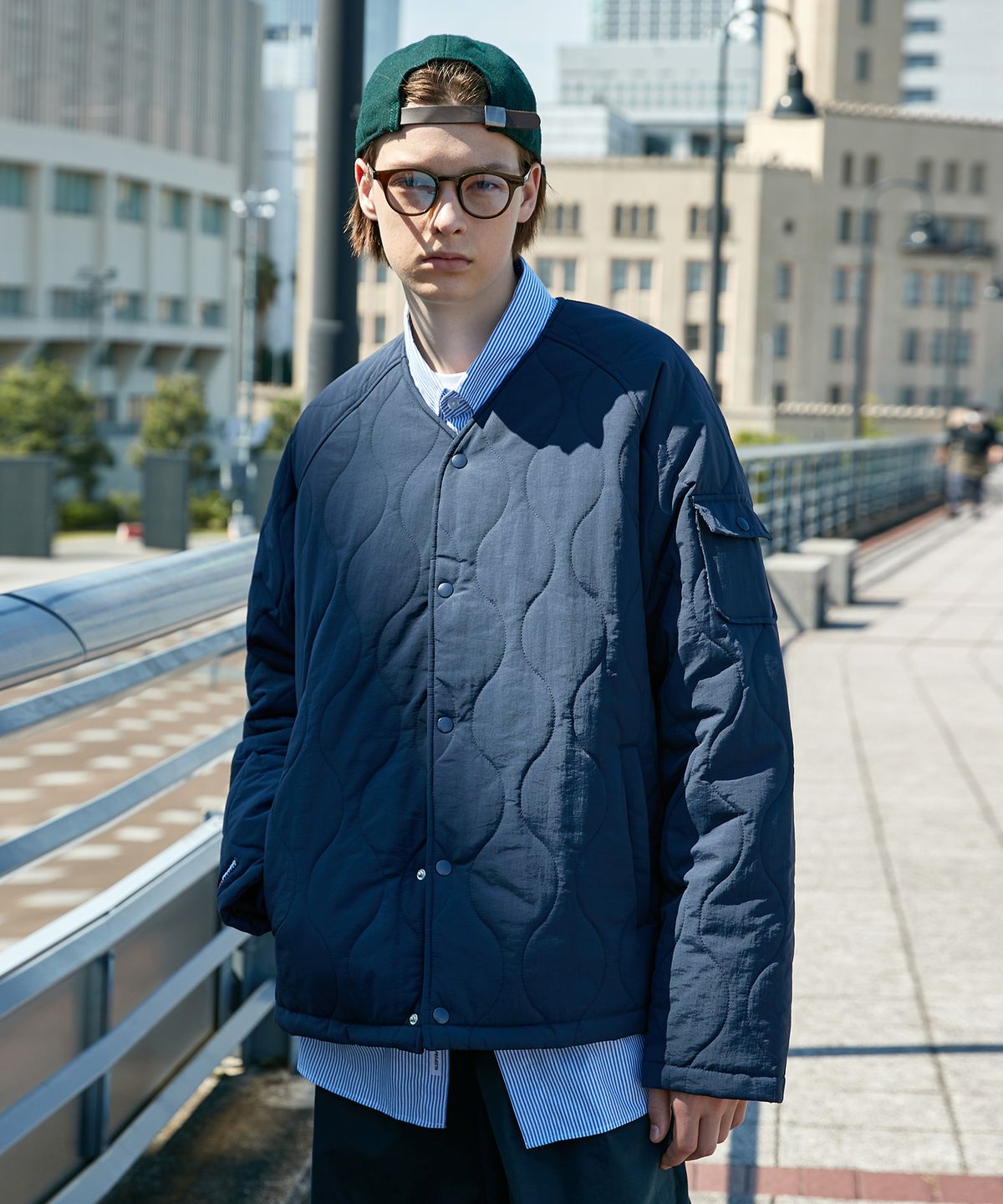 미니멀프로젝트(MINIMALPROJECT) 3M 신슐레이트 퀼팅 경량패딩 MJK106 [BLACK]