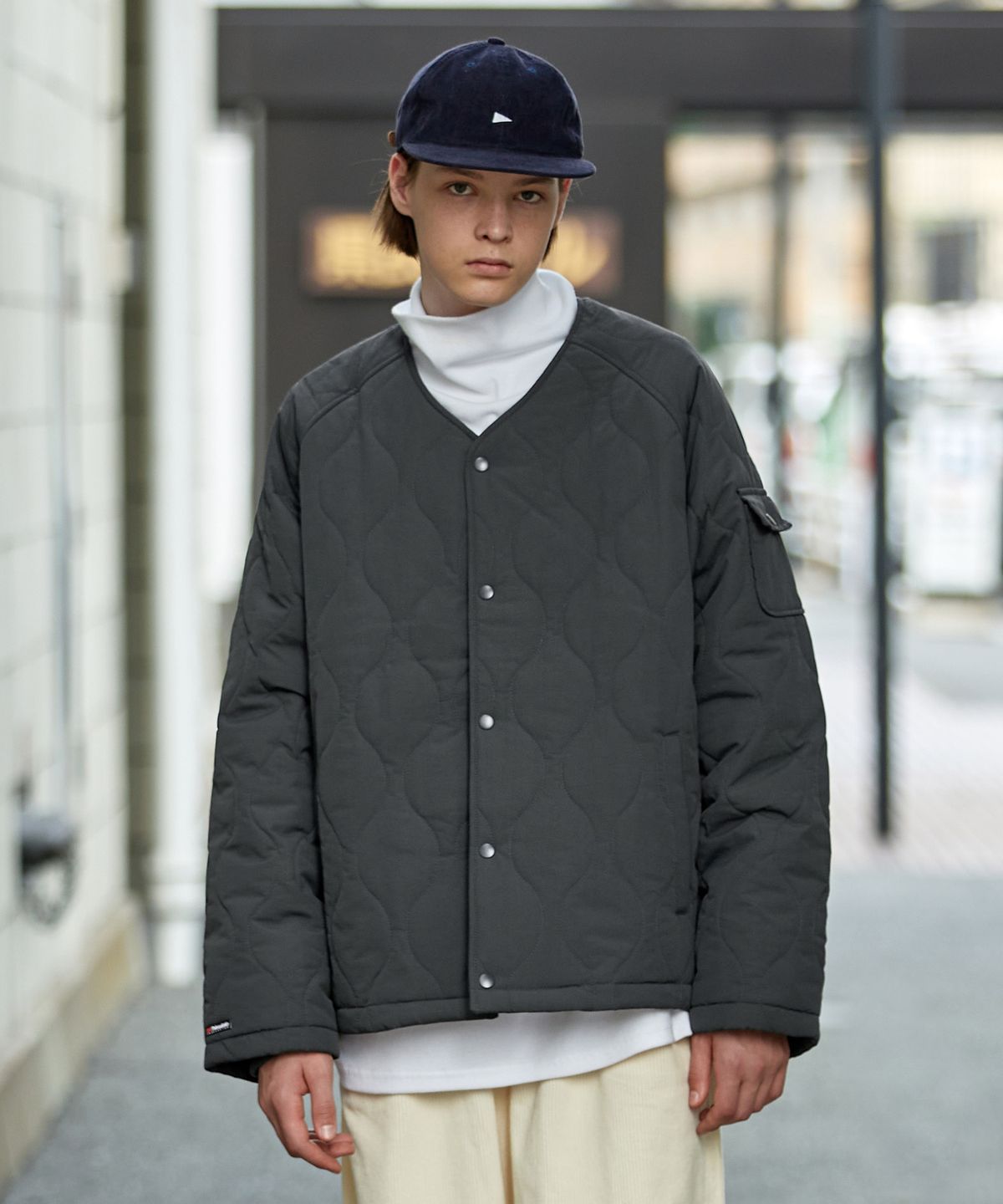 미니멀프로젝트(MINIMALPROJECT) 3M 신슐레이트 퀼팅 경량패딩 MJK106 [BLACK]