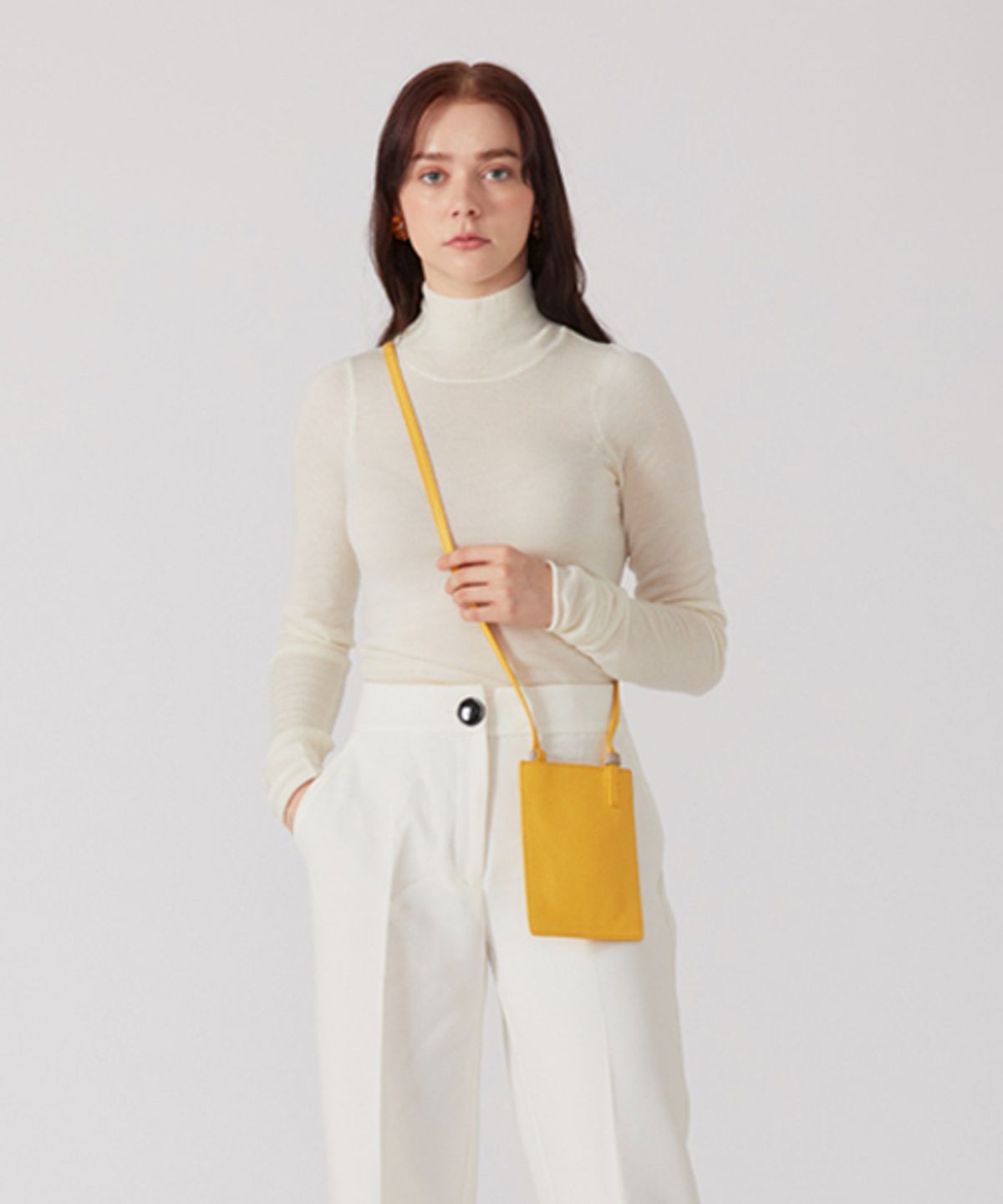 썸띵굿(SOMETHING GOOD) ATTI Phone wallet_YELLOW
