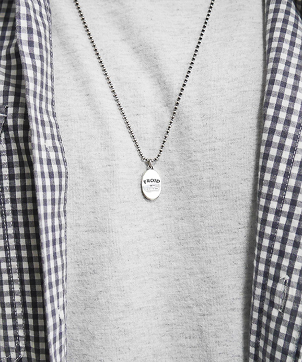 프루와(FROID) Cracked Egg Necklace [925 Sterling Silver]