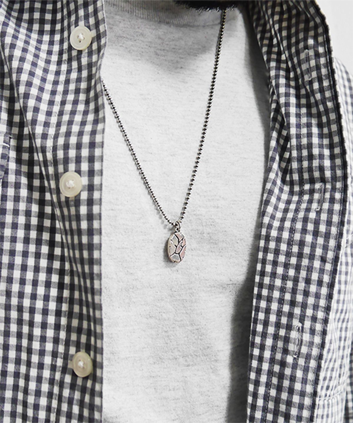 프루와(FROID) Cracked Egg Necklace [925 Sterling Silver]