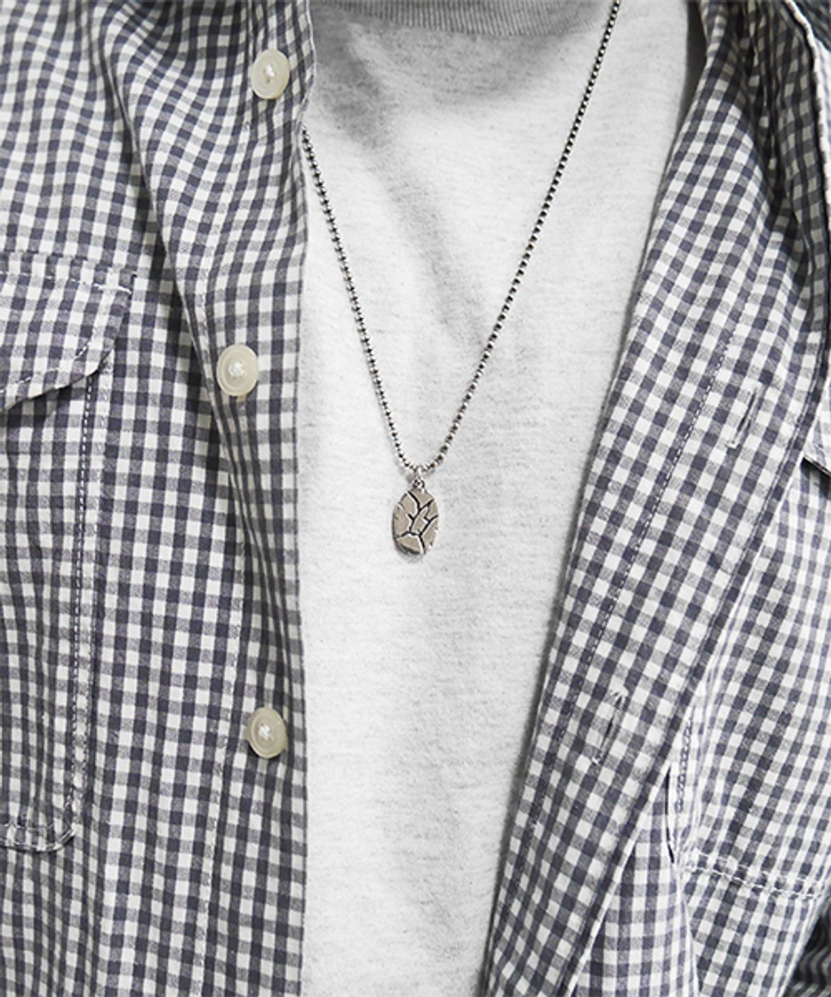 프루와(FROID) Cracked Egg Necklace [925 Sterling Silver]
