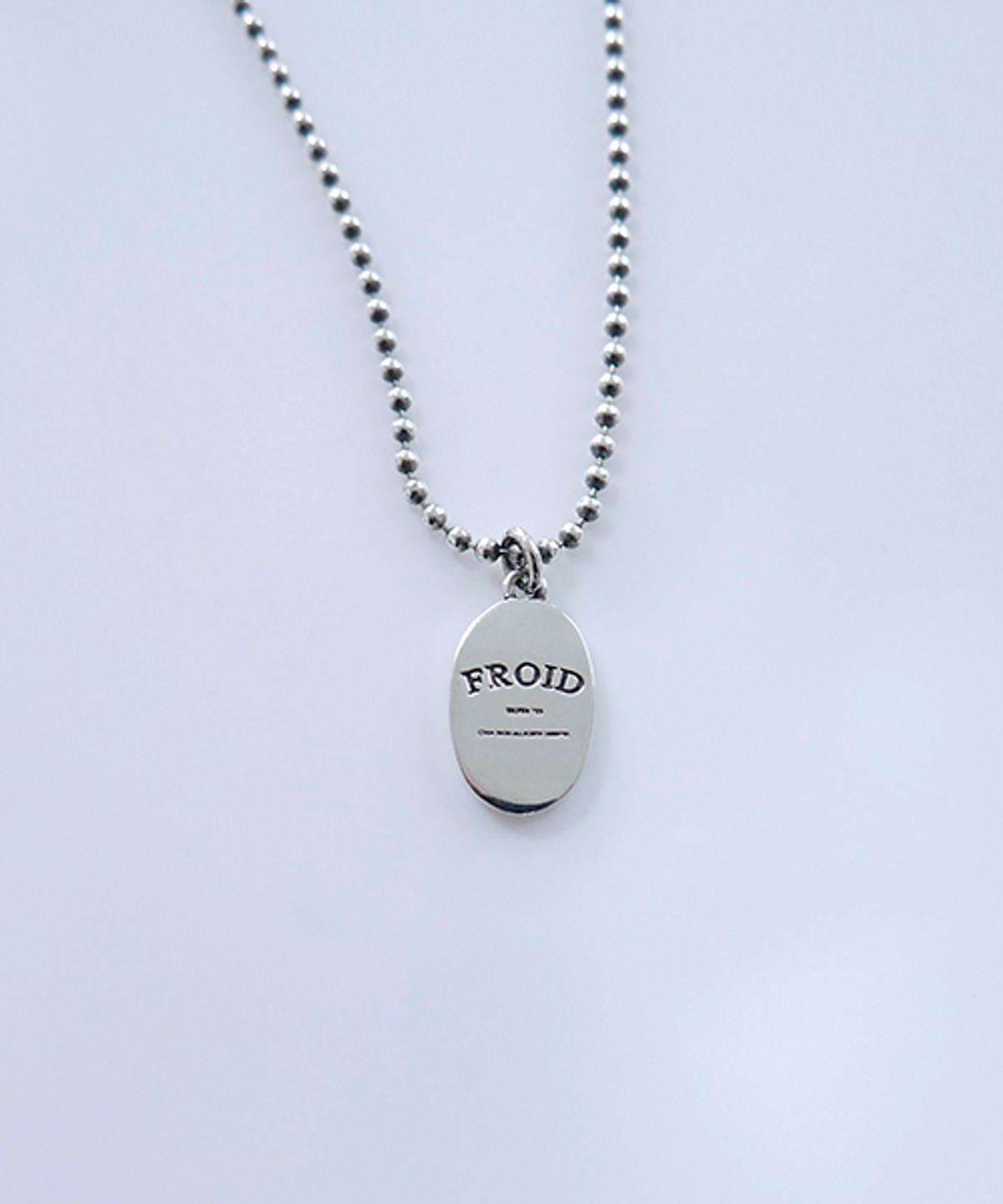 프루와(FROID) Cracked Egg Necklace [925 Sterling Silver]