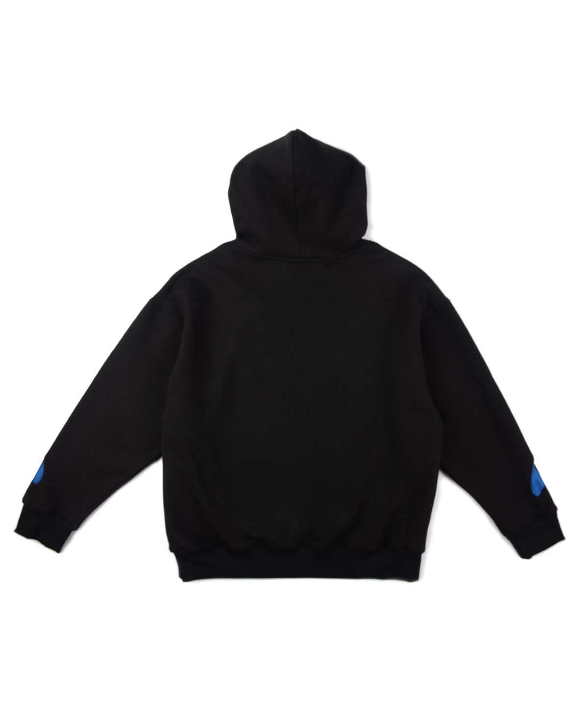 에스에스큐알(SSQR) Unisex Embroidered Hooded Sweatshirt DAHOOD_01_BLACK