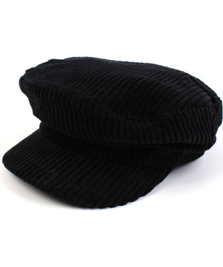 Bold Corduroy Black Marine Cap 코듀로이마린캡