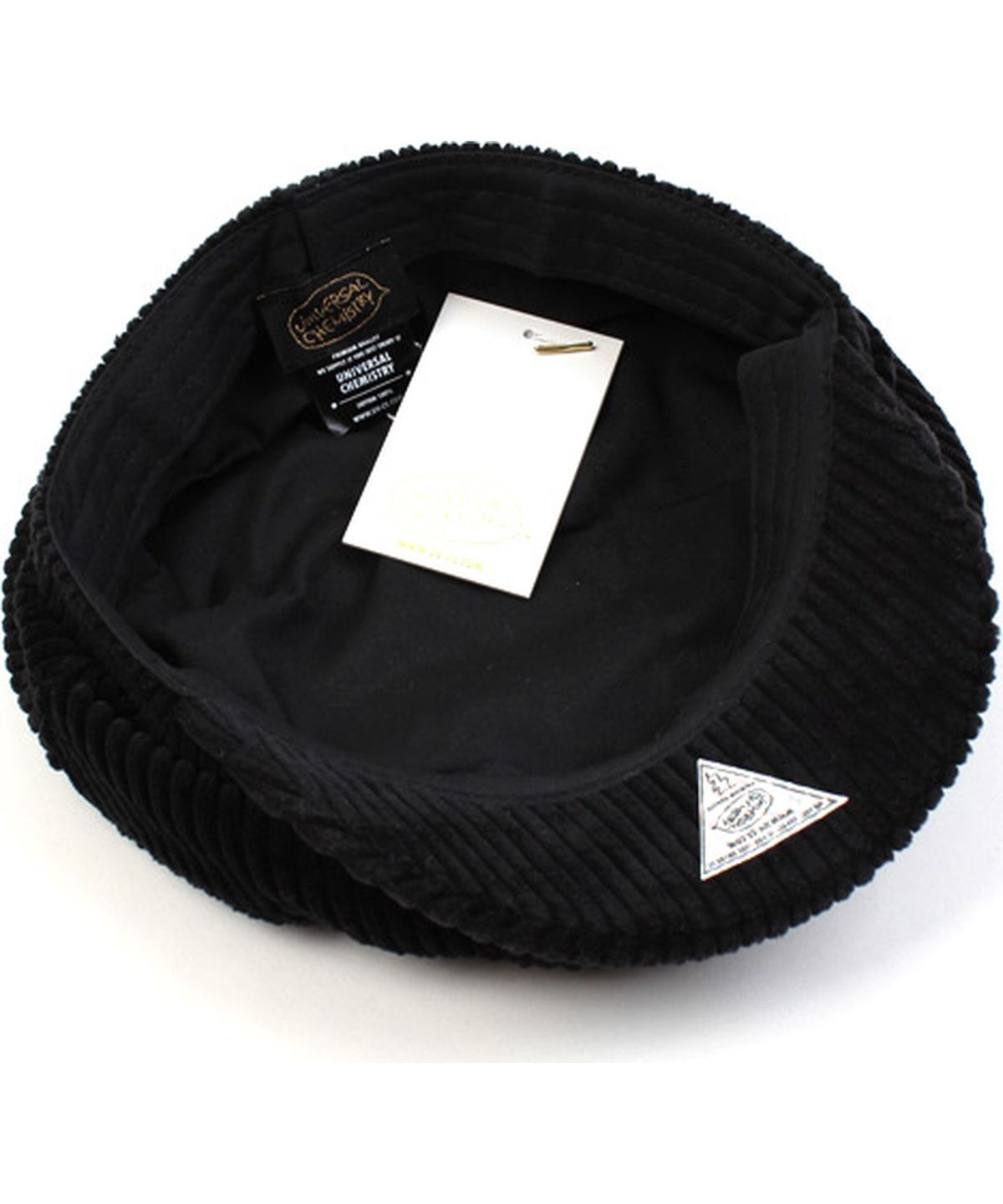 유니버셜 케미스트리(UNIVERSAL CHEMISTRY) Bold Corduroy Black Marine Cap 코듀로이마린캡
