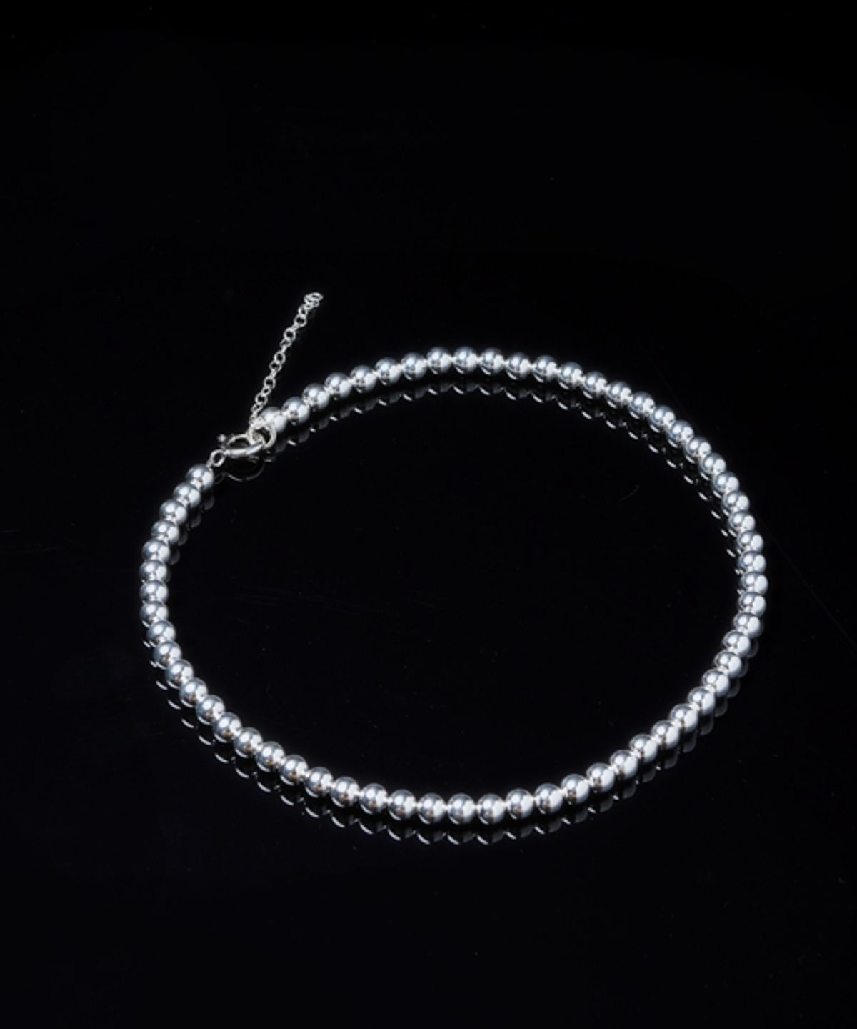 봉보(BONBEAU) Simple and unique silverball Necklace 볼드 실버볼 심플 유니크 목걸이 6mm
