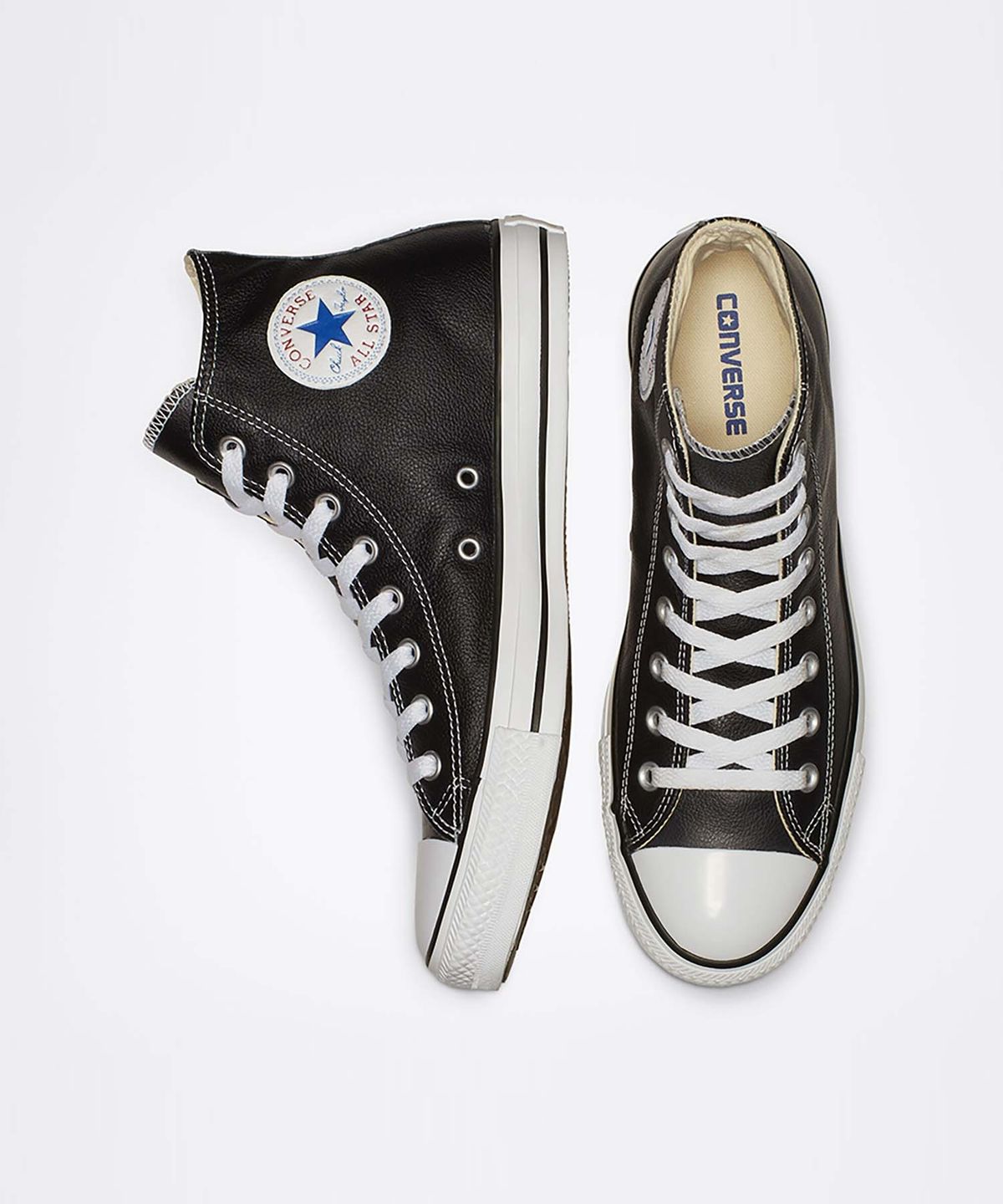 컨버스(CONVERSE) 척테일러 올스타 클래식 레더 블랙 132170C