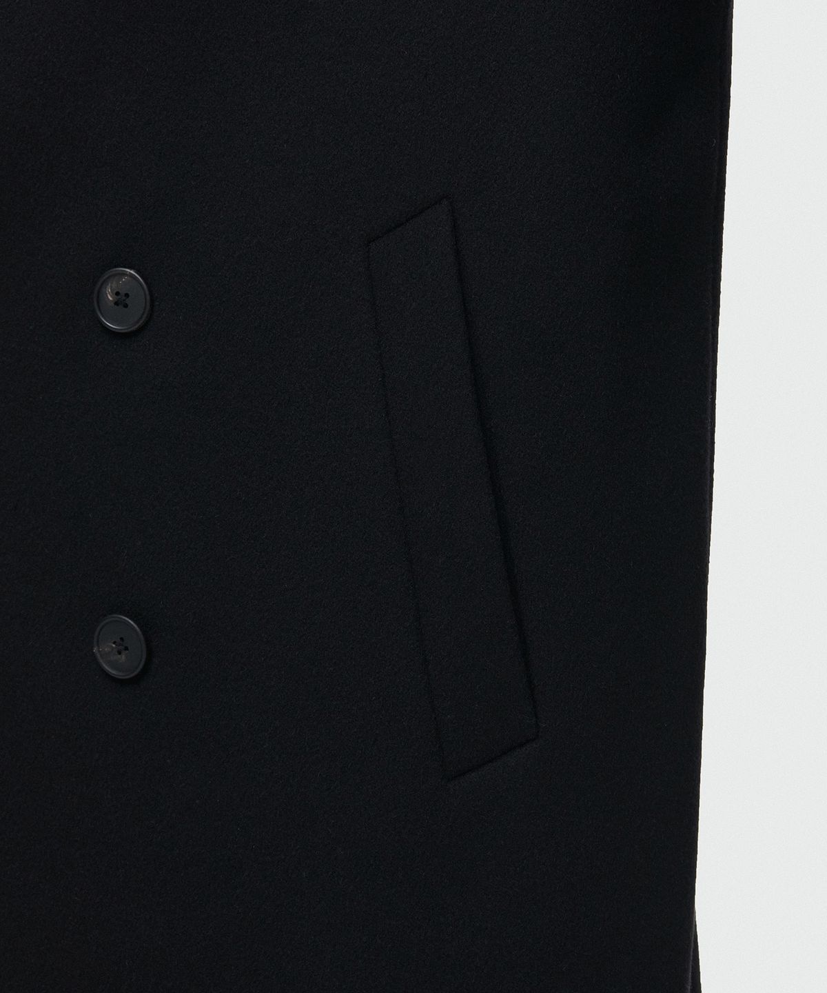 무신사 스탠다드(MUSINSA STANDARD) [프리미엄] 캐시미어 20 오버사이즈 더블 코트 [블랙]