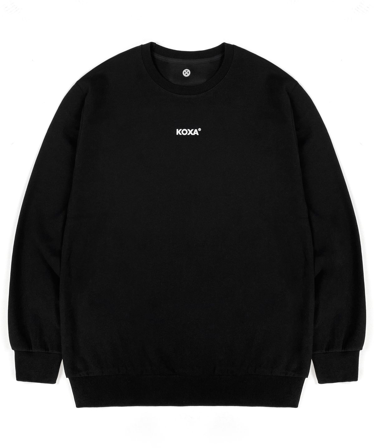 코싸(KOXA) KX simple logo mtm black 맨투맨