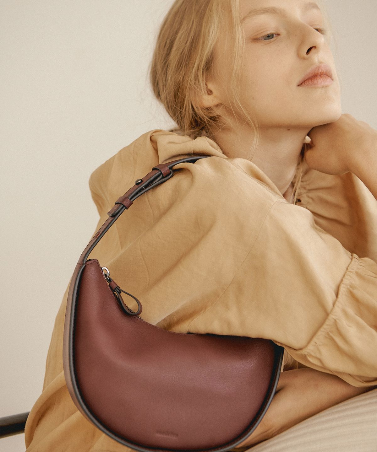 애노드레브(ANODREVE) 마카로니 미니 백 Burgundy